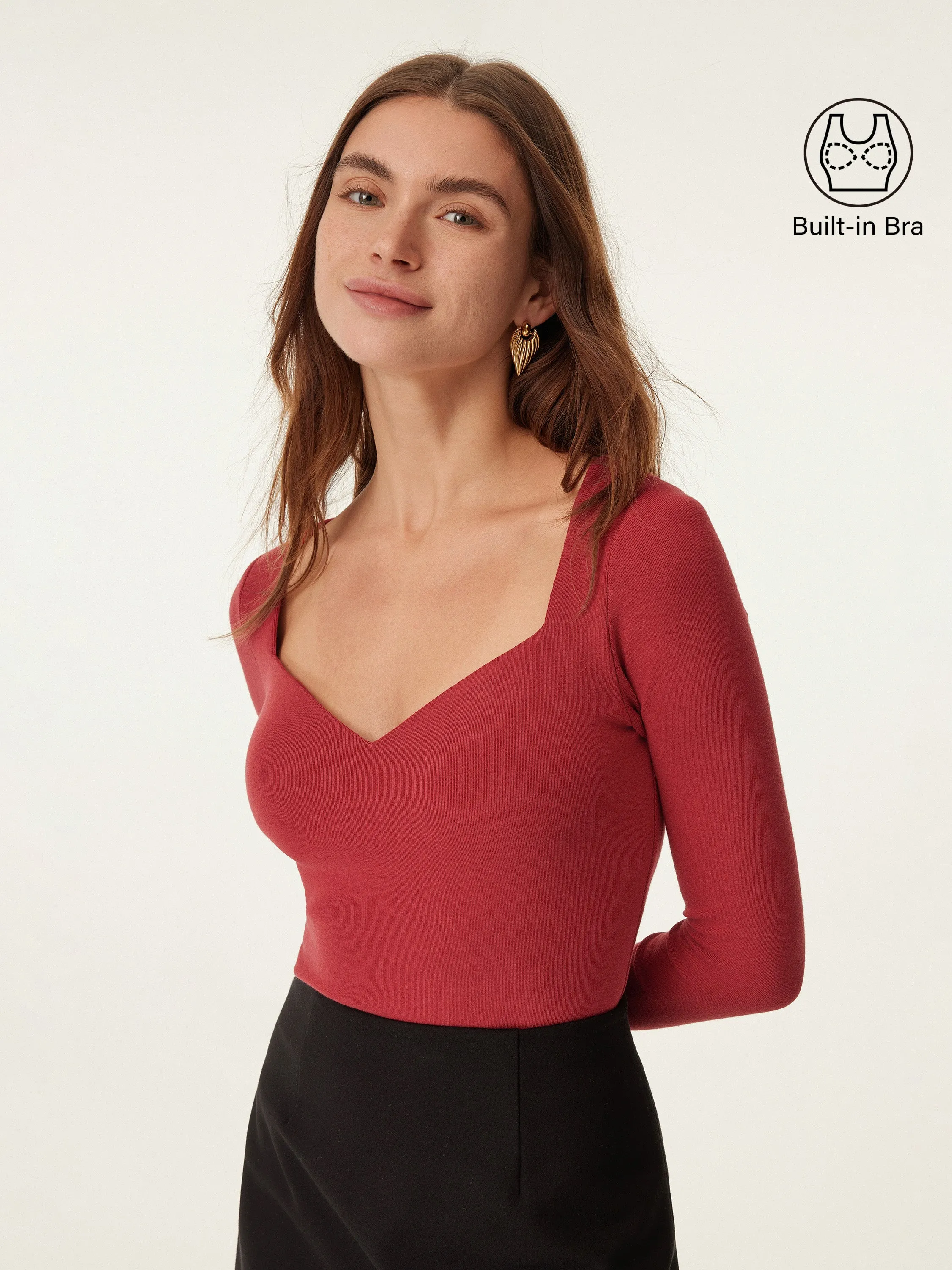 Sweetheart Neck Slim Brami Top sold by OGLmove