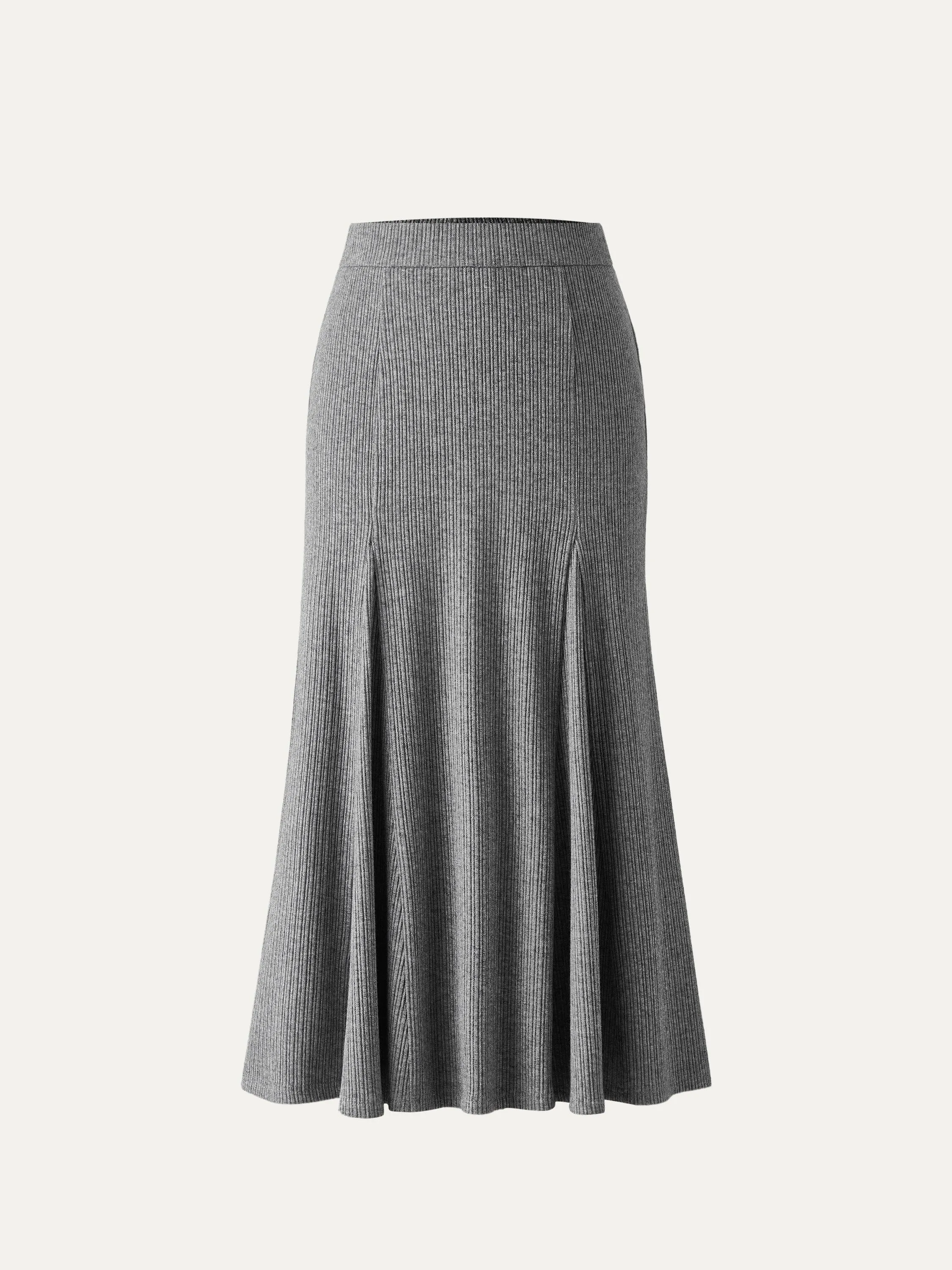 High Waisted Flare Midi Skirt sold by ogl move product image thumbnail 3
