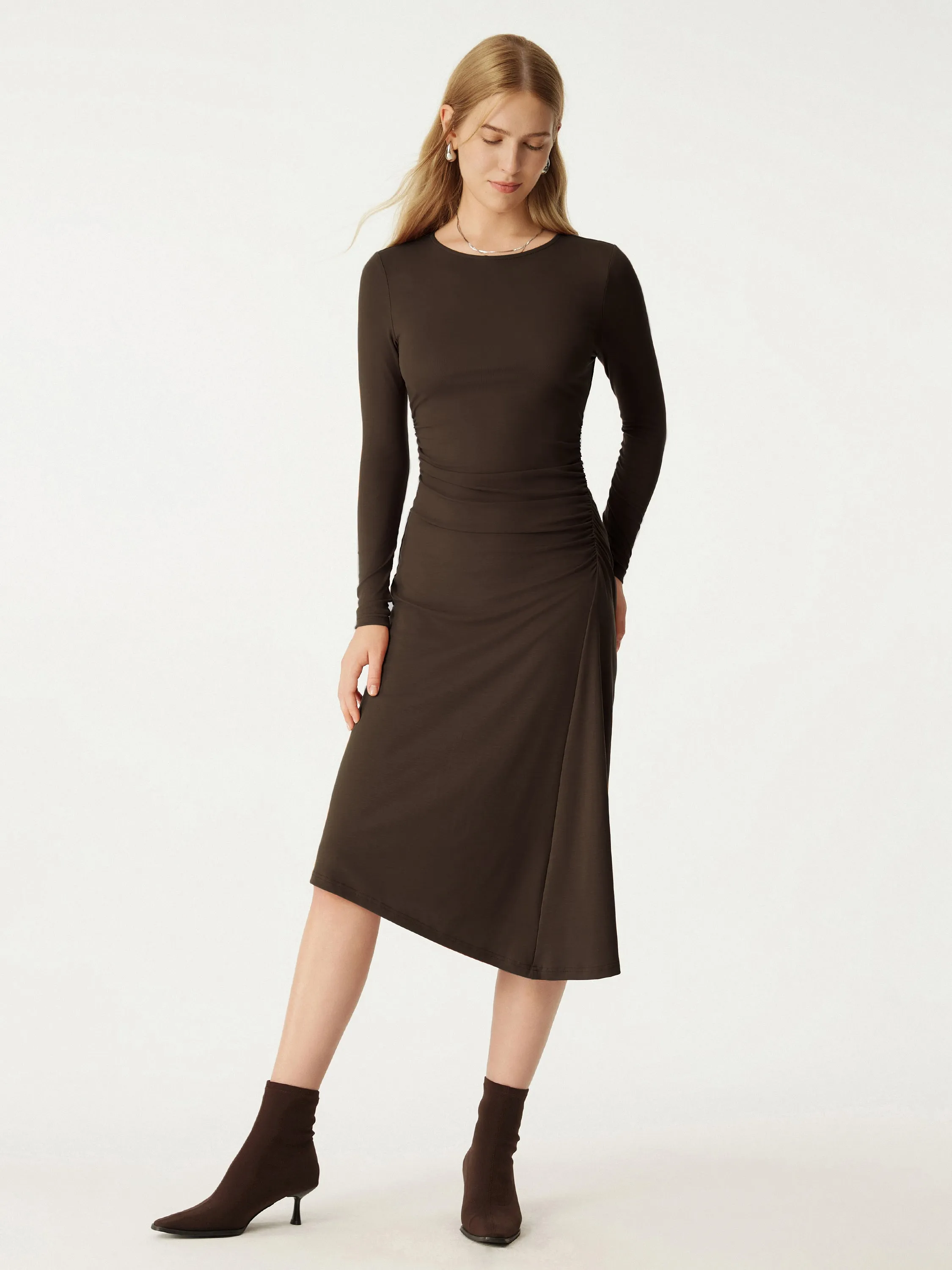 Asymmetrical Midi Dress sold by ogl move
