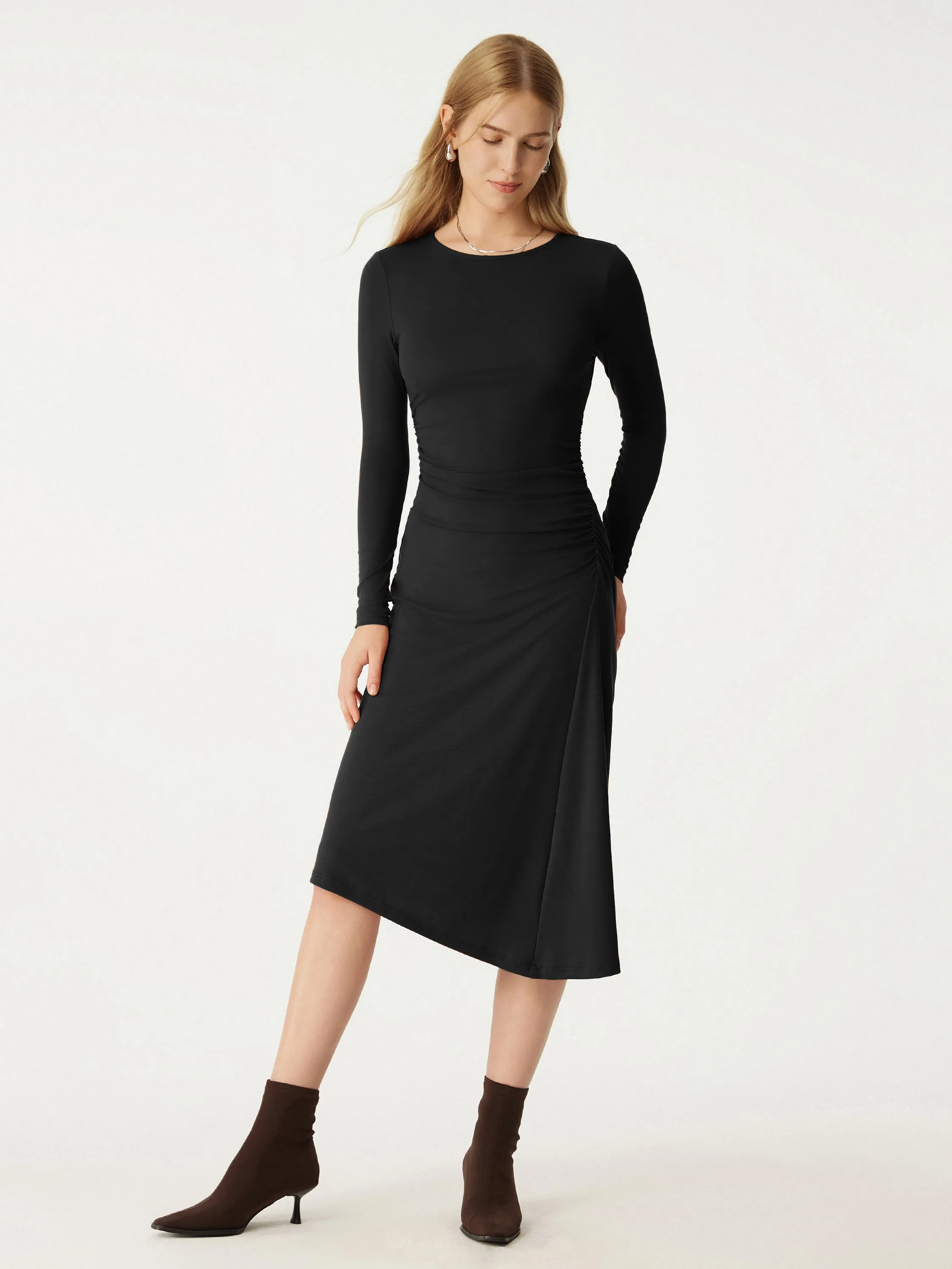 Asymmetrical Midi Dress sold by ogl move product image thumbnail 4