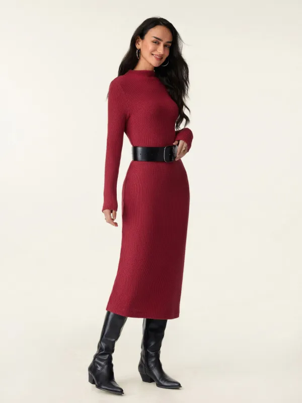 Mockneck Midi Sweater Dress sold by ogl move