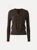 V-Neck Long Sleeve Half-Placket Top sold by ogl move