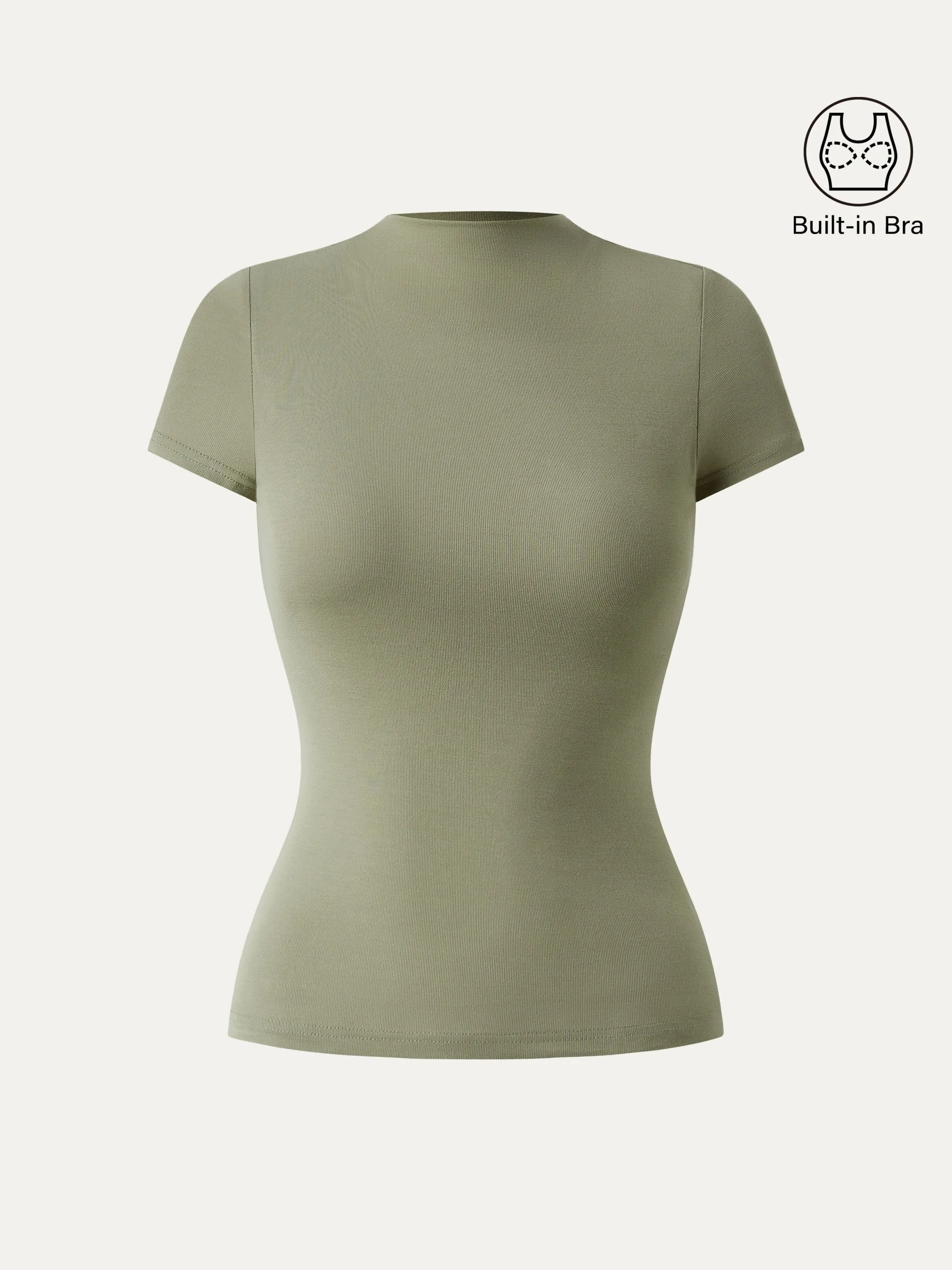Mockneck Short Sleeve New Airy Brami sold by ogl move product image thumbnail 2