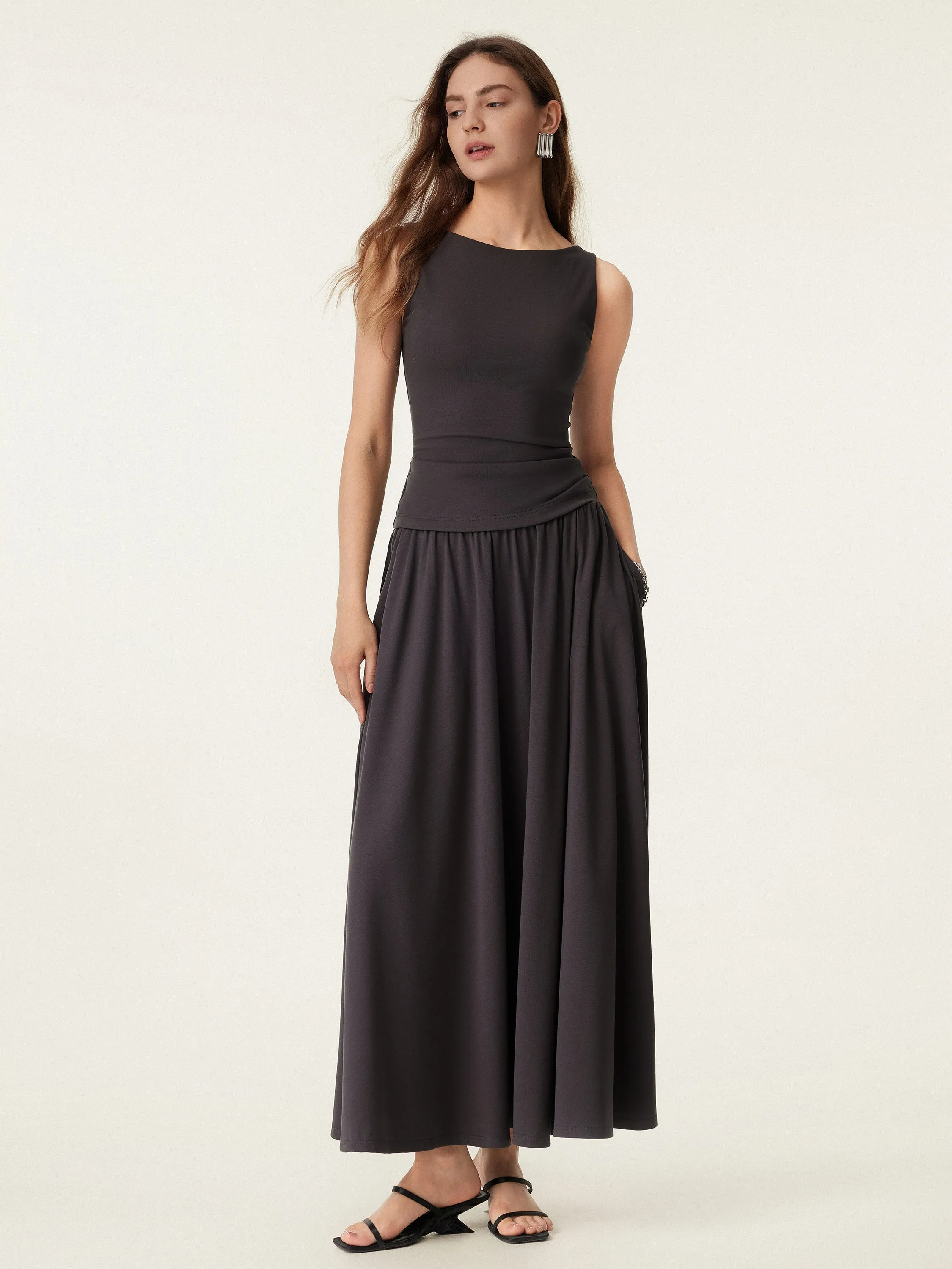 Soft Boatneck New Airy Brami Tank sold by ogl move product image thumbnail 4