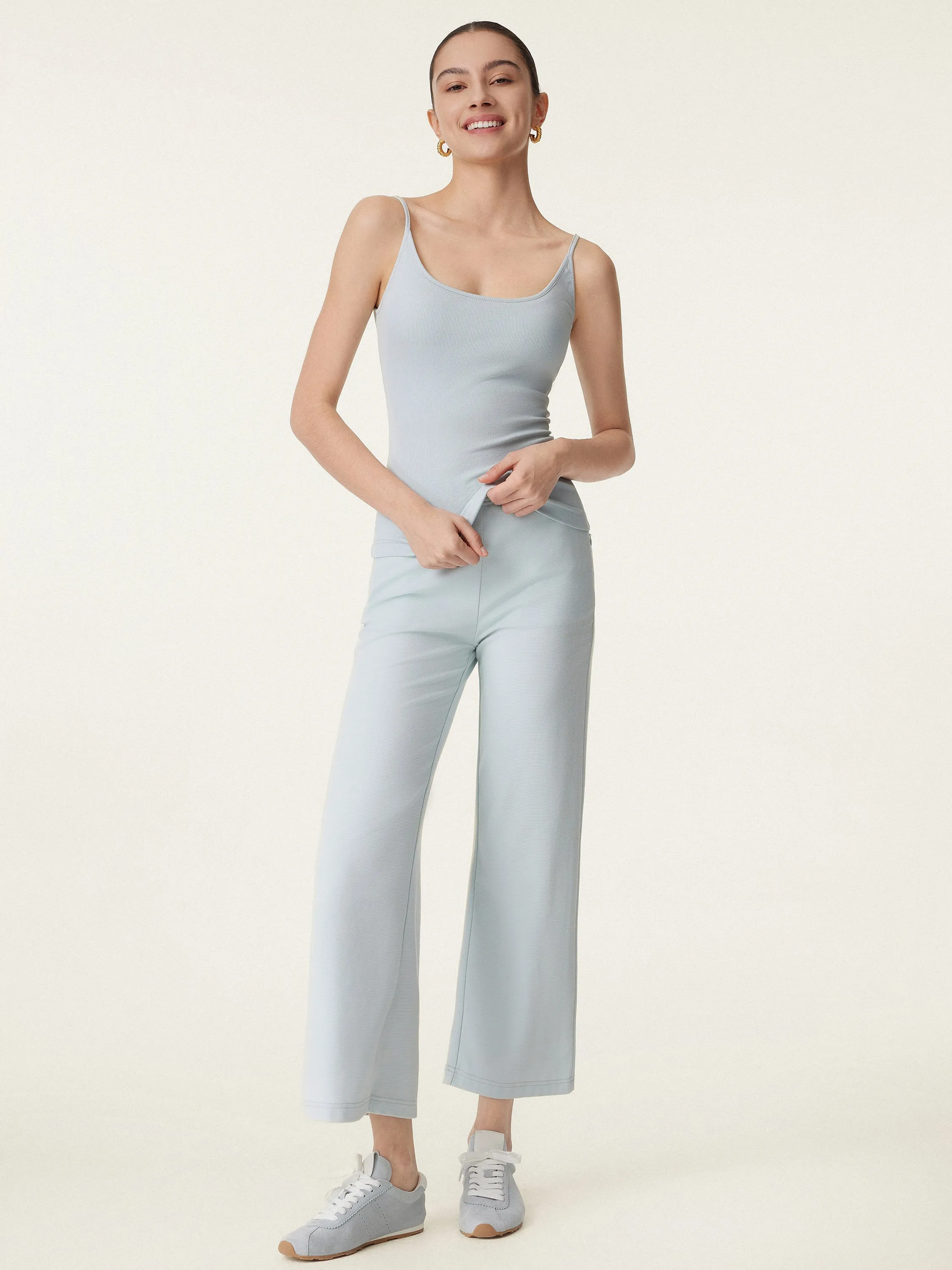 Scoop Neck Spaghetti Strap New Airy Brami Tank Top sold by ogl move product image thumbnail 4