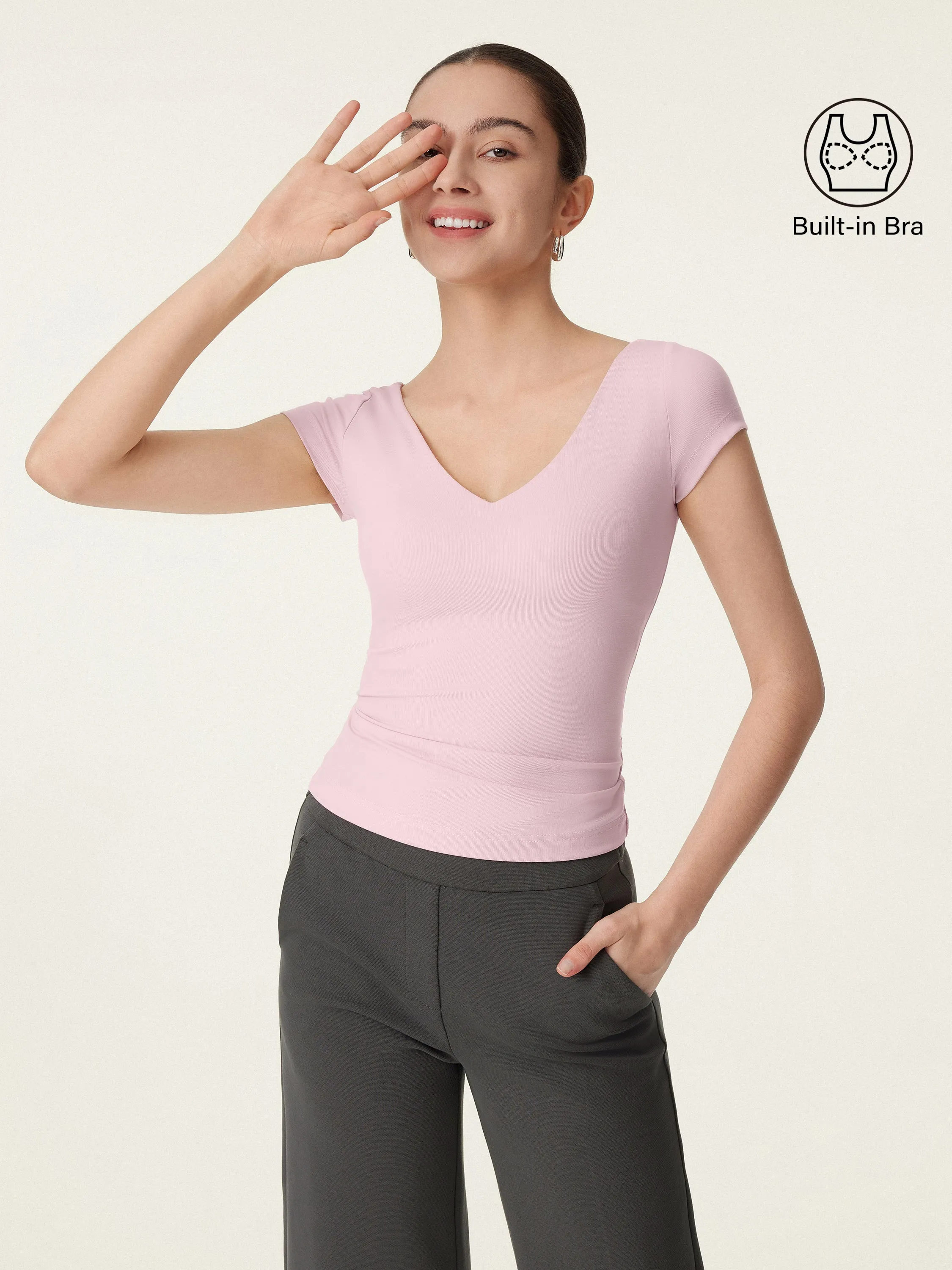 V-neck Short Sleeve New Airy Brami sold by ogl move