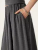 Umbrella Maxi Skirt with Pockets sold by ogl move