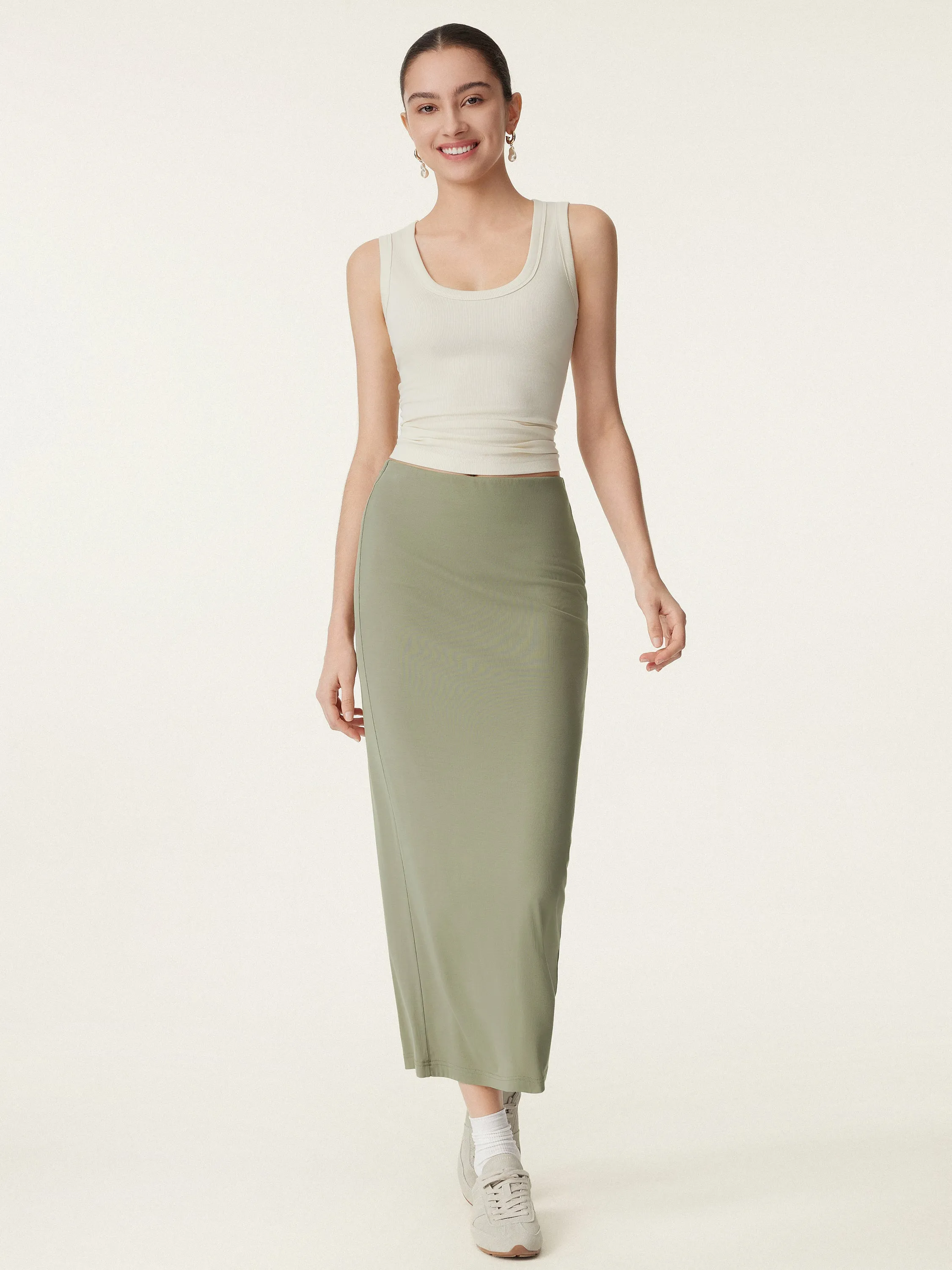 Effortless Column Maxi Skirt sold by ogl move product image thumbnail 3