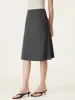 A-line Midi Skirt with Pockets sold by ogl move