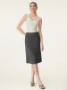 A-line Midi Skirt with Pockets sold by ogl move