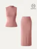 2Pcs Set Mockneck Brami Tank & Column Maxi Skirt sold by ogl move