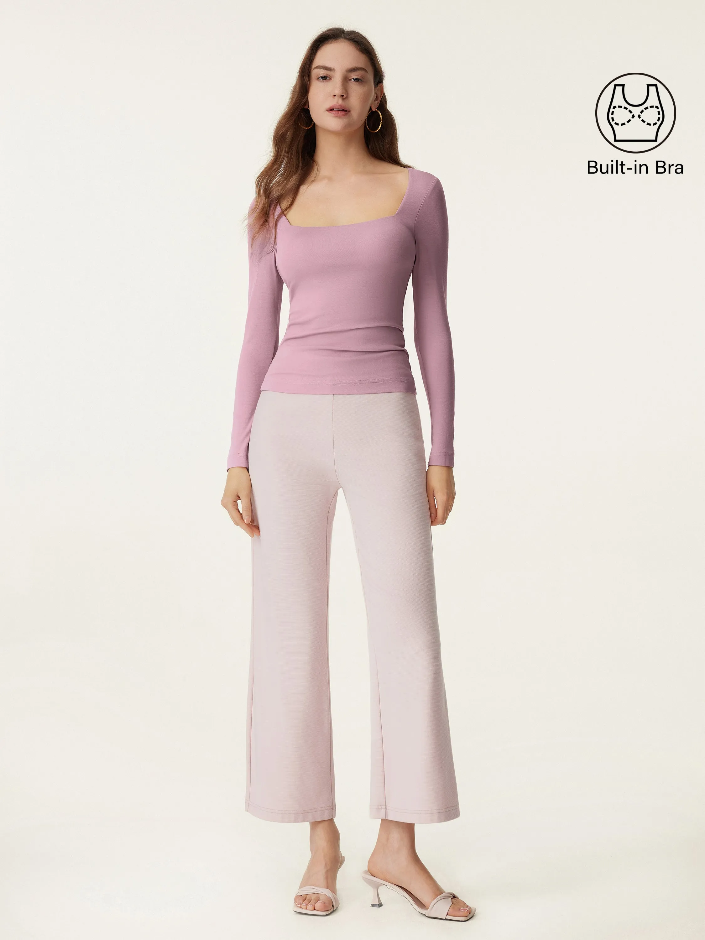 Square Neck Long Sleeve New Airy Brami sold by ogl move