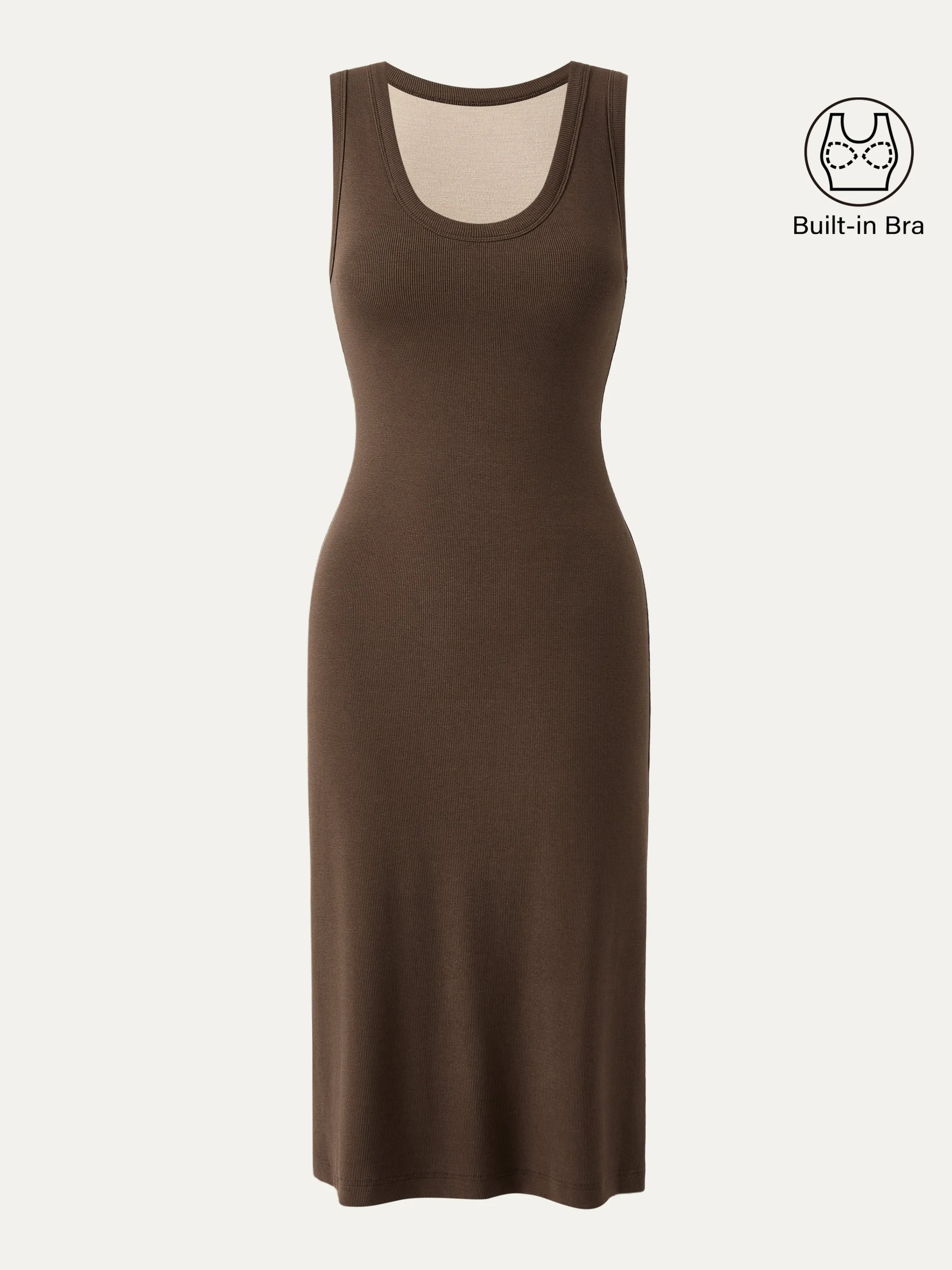 Scoop Neck New Airy Brami Tank Dress sold by OGLmove product image thumbnail 2