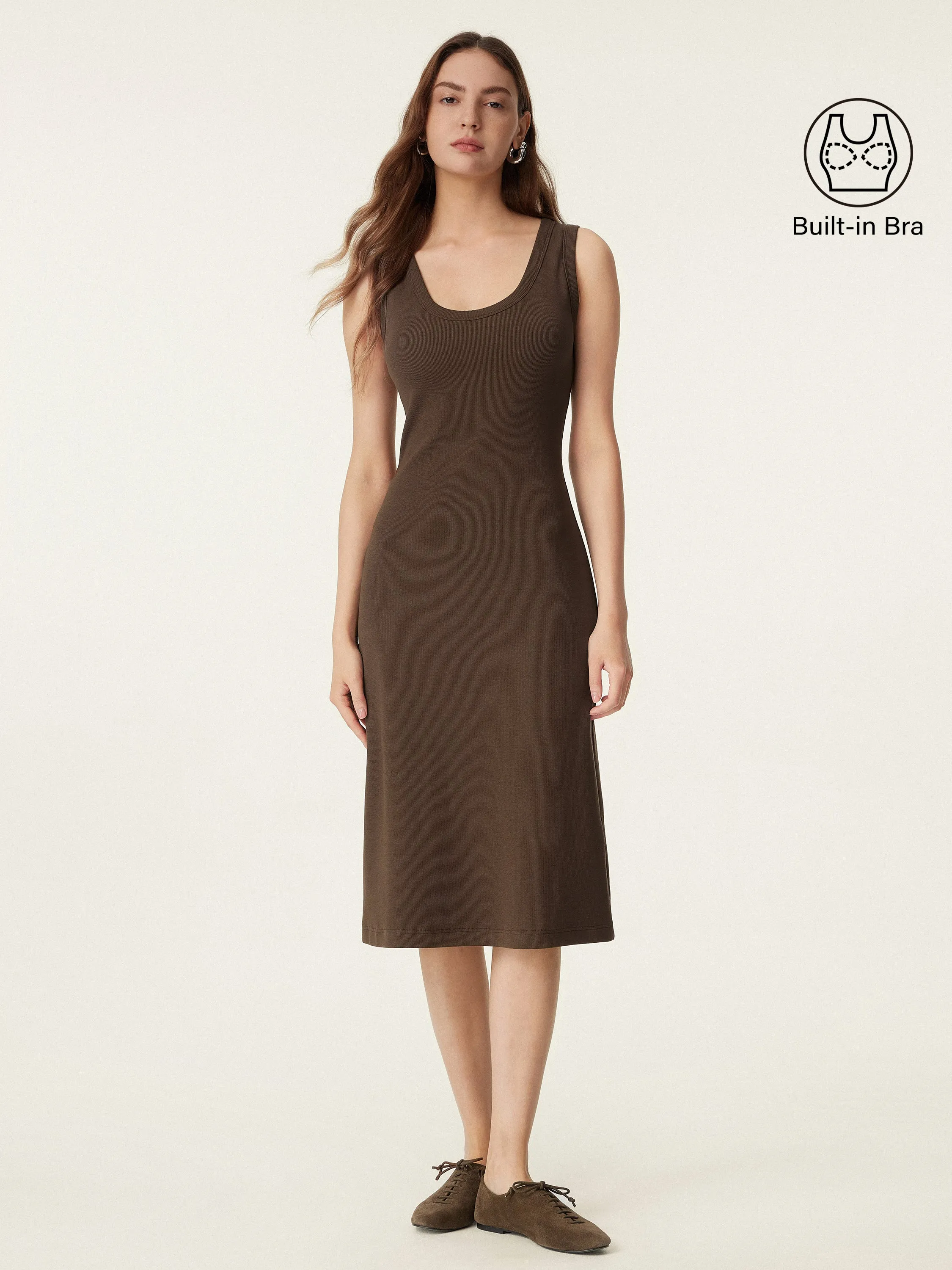 Scoop Neck New Airy Brami Tank Dress sold by OGLmove
