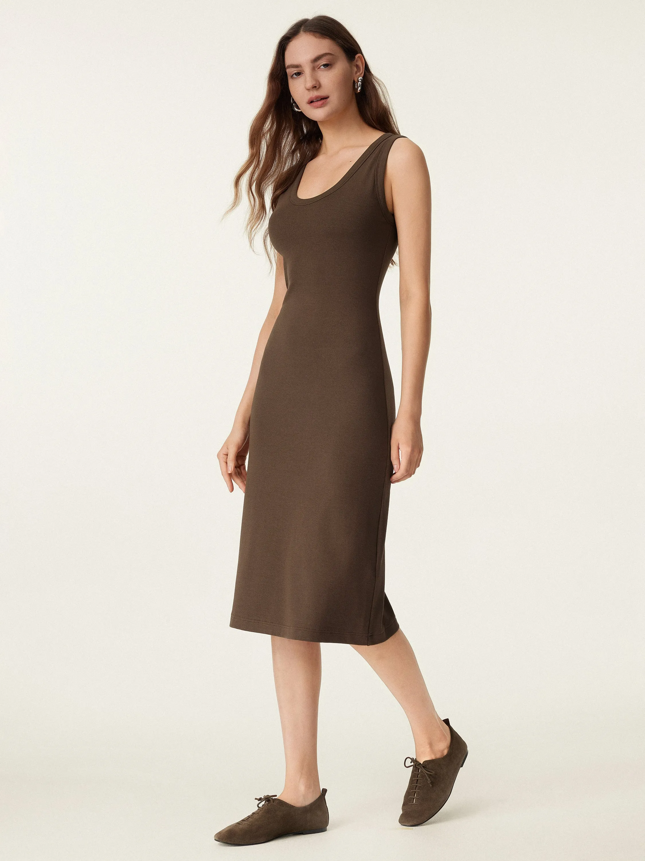 Scoop Neck New Airy Brami Tank Dress sold by OGLmove product image thumbnail 4