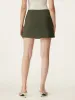 Mid Rise Pull-on A-line Skirt with Pockets sold by ogl move