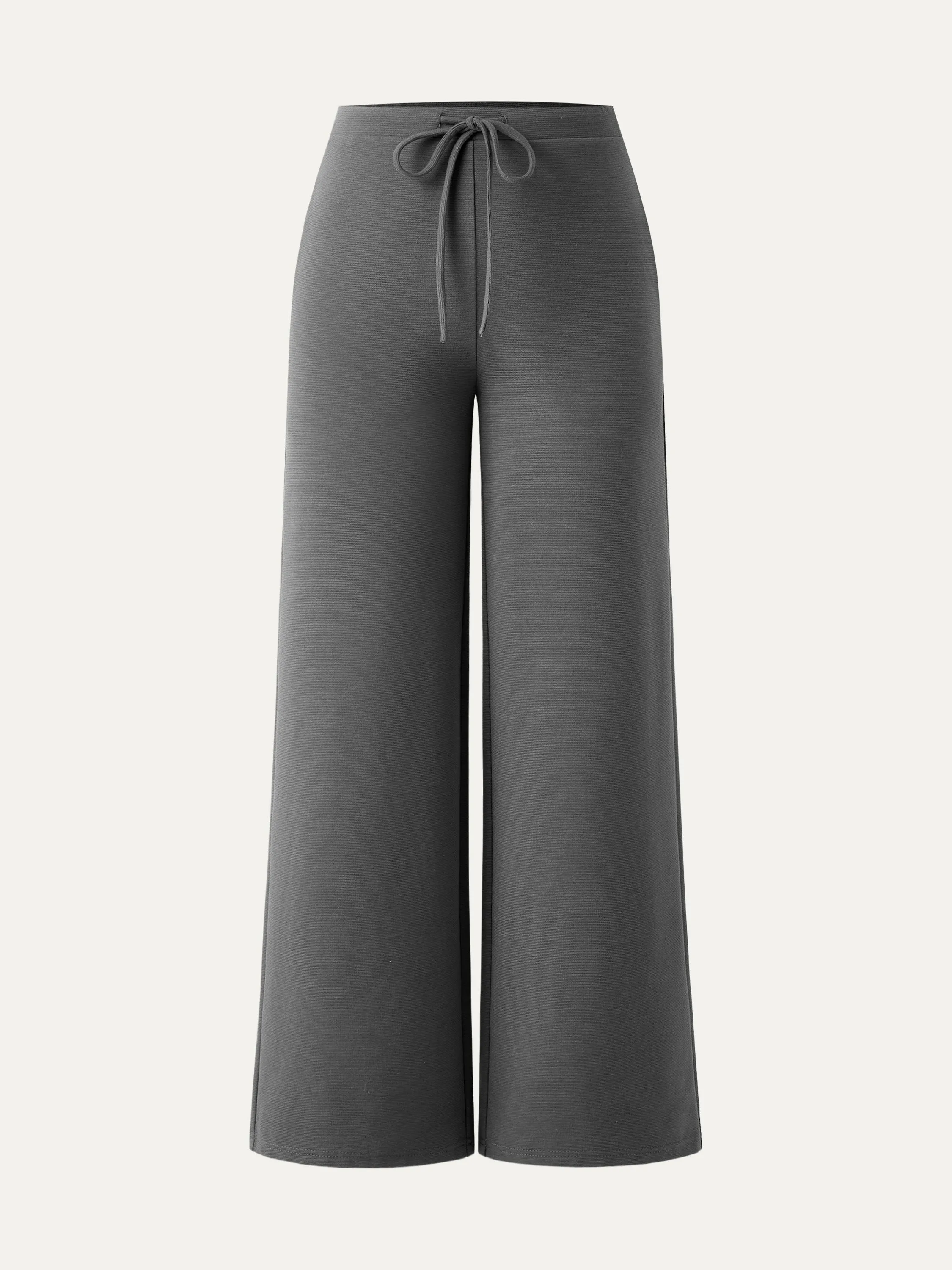 Mid Rise Drawstring Wide Leg Pant with Pockets sold by ogl move product image thumbnail 2