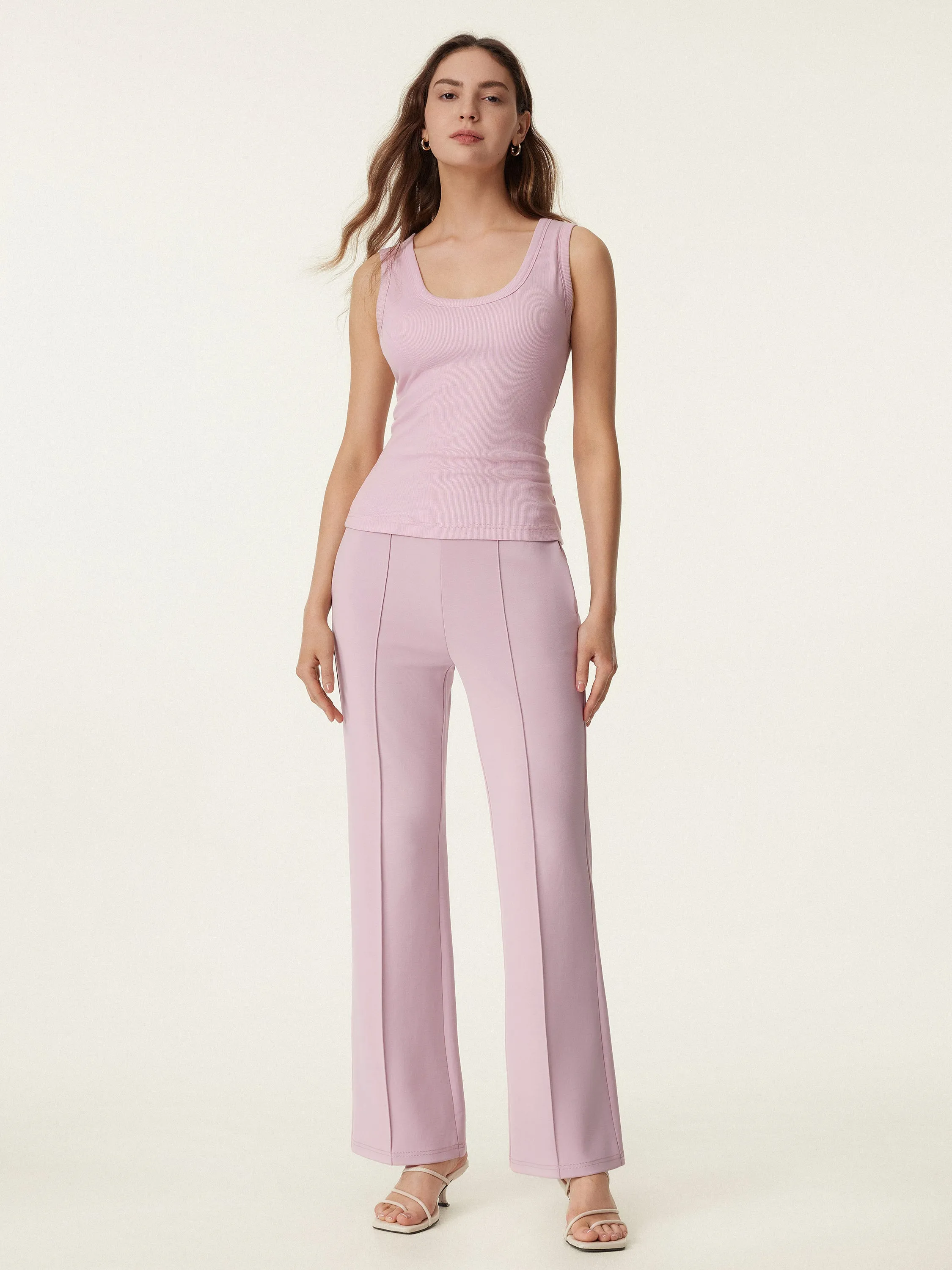 Mid Rise Pull-on Flare Pant sold by ogl move product image thumbnail 3