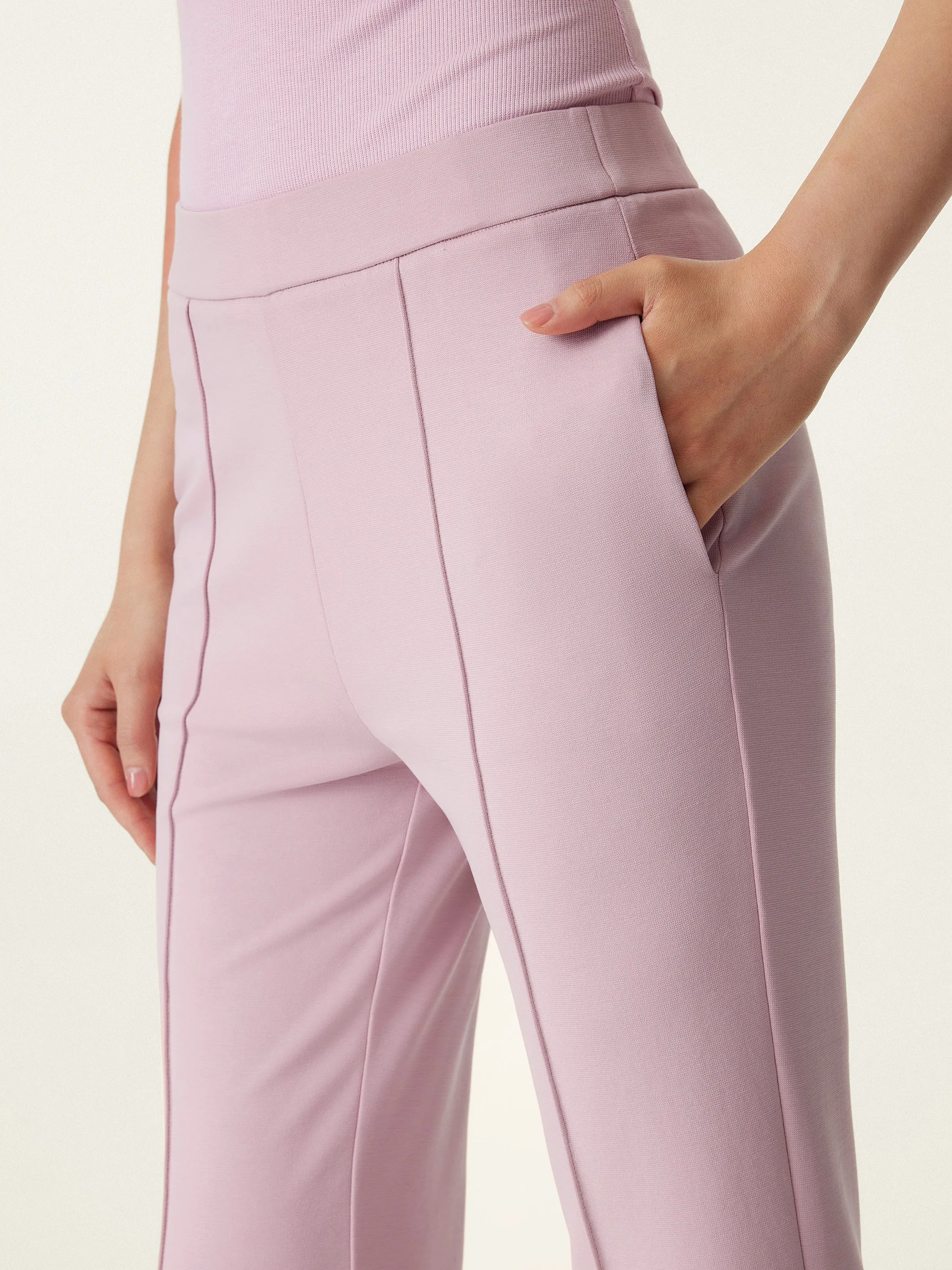 Mid Rise Pull-on Flare Pant sold by ogl move product image thumbnail 4