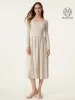 Fit-and-flare Brami Midi Dress with Pockets sold by ogl move