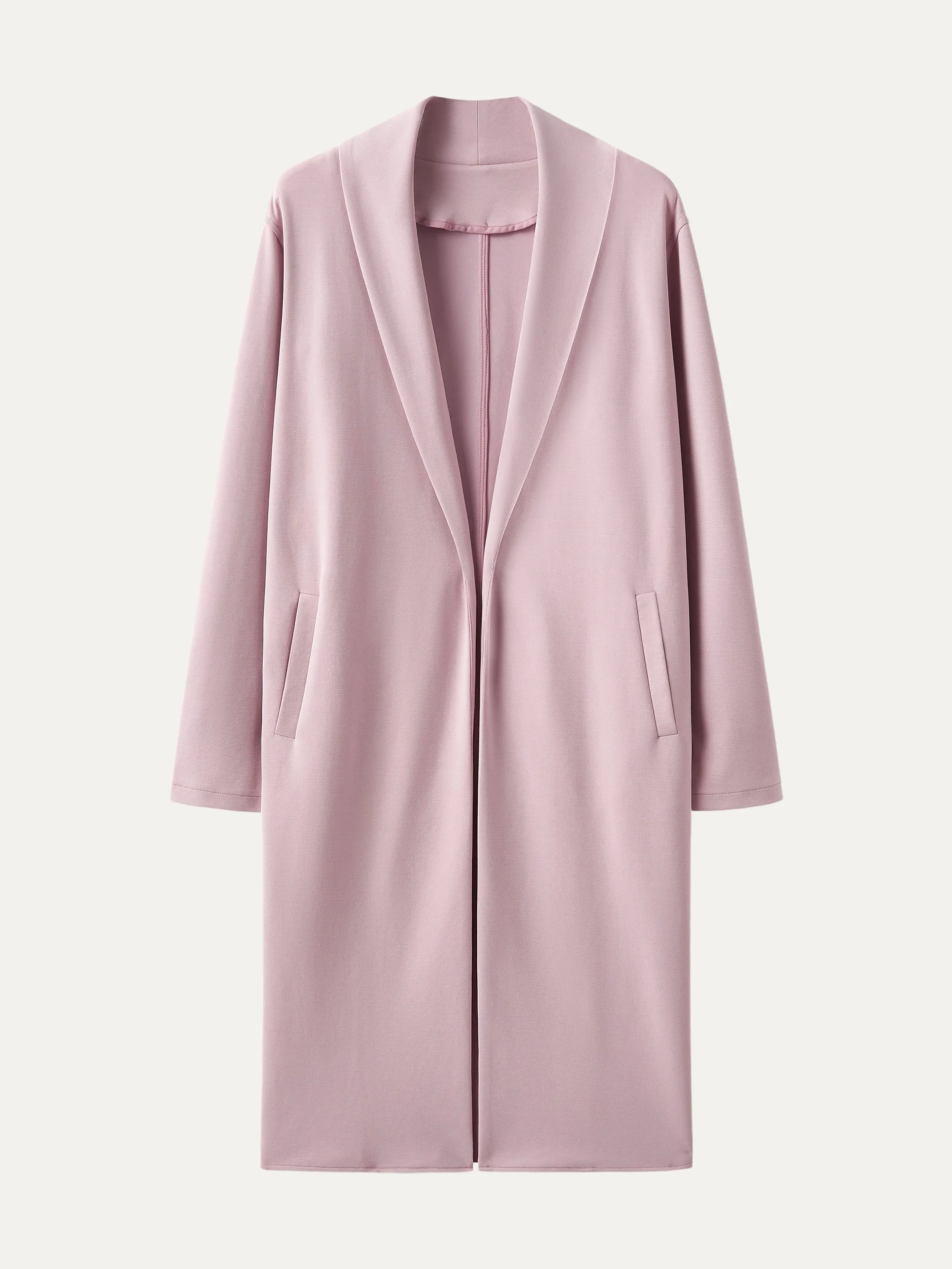 Shawl Collar Long Cardigan Coat sold by ogl move product image thumbnail 2