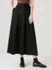 2Pcs Set Square Open-Back Brami Tank & Pin-Tuck Midi Skirt with Belt sold by ogl move
