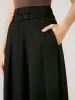 2Pcs Set Square Open-Back Brami Tank & Pin-Tuck Midi Skirt with Belt sold by ogl move