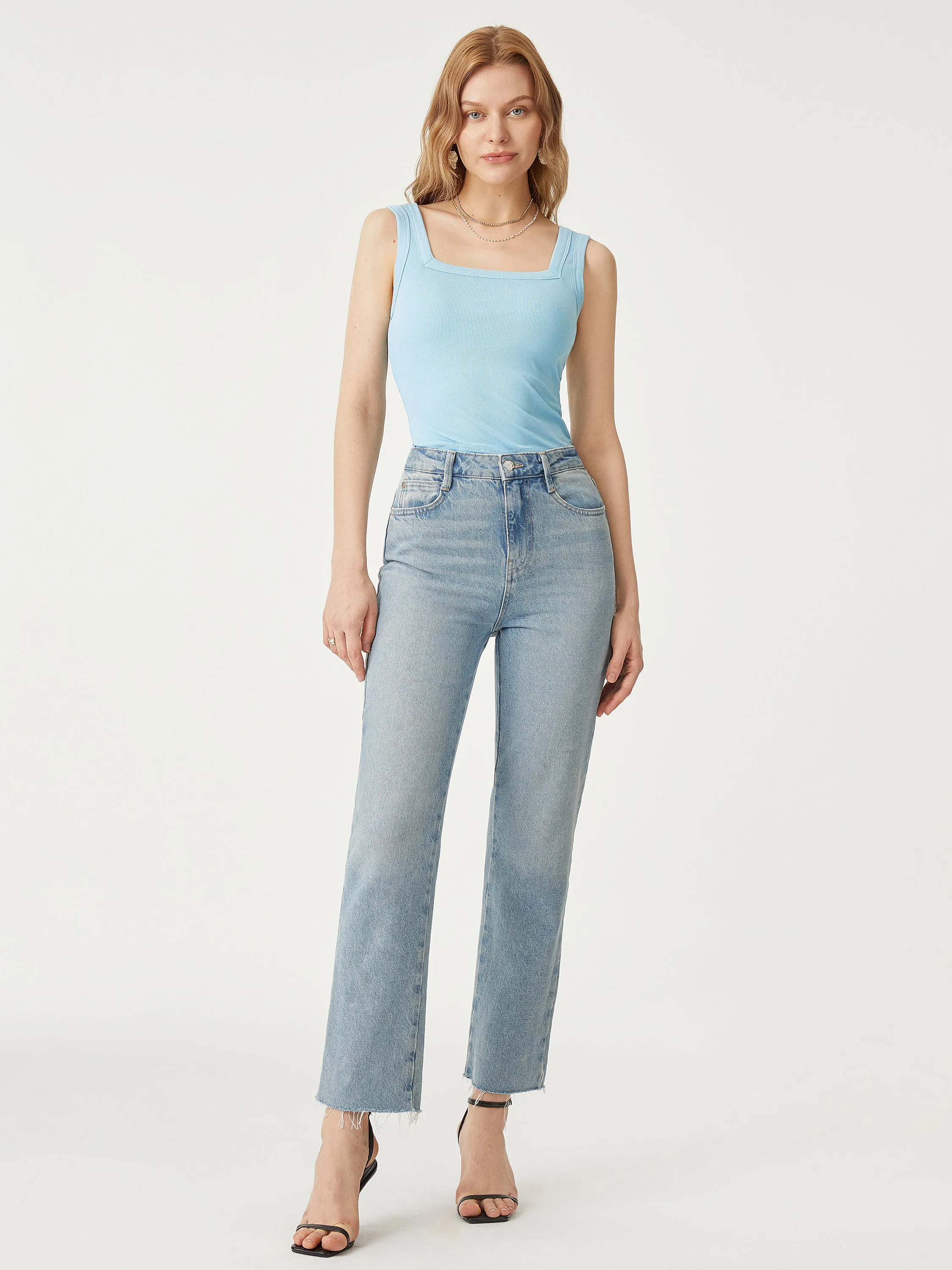 Square Open-Back Brami Tank Top sold by ogl move product image thumbnail 3