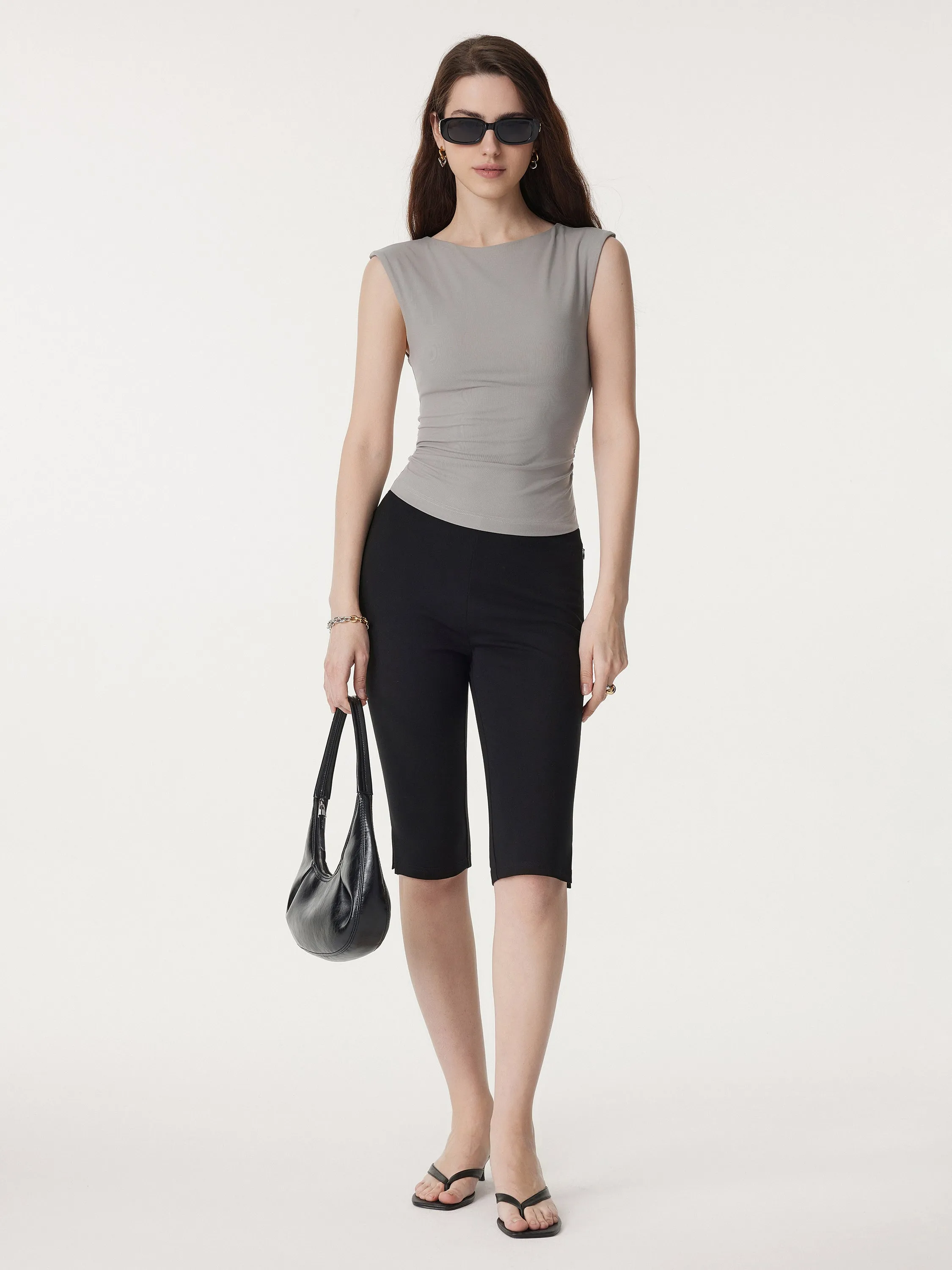 Pedal Pusher Pant with Pockets sold by ogl move product image thumbnail 4