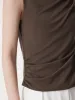 Modern Crewneck Ruched Tank sold by ogl move