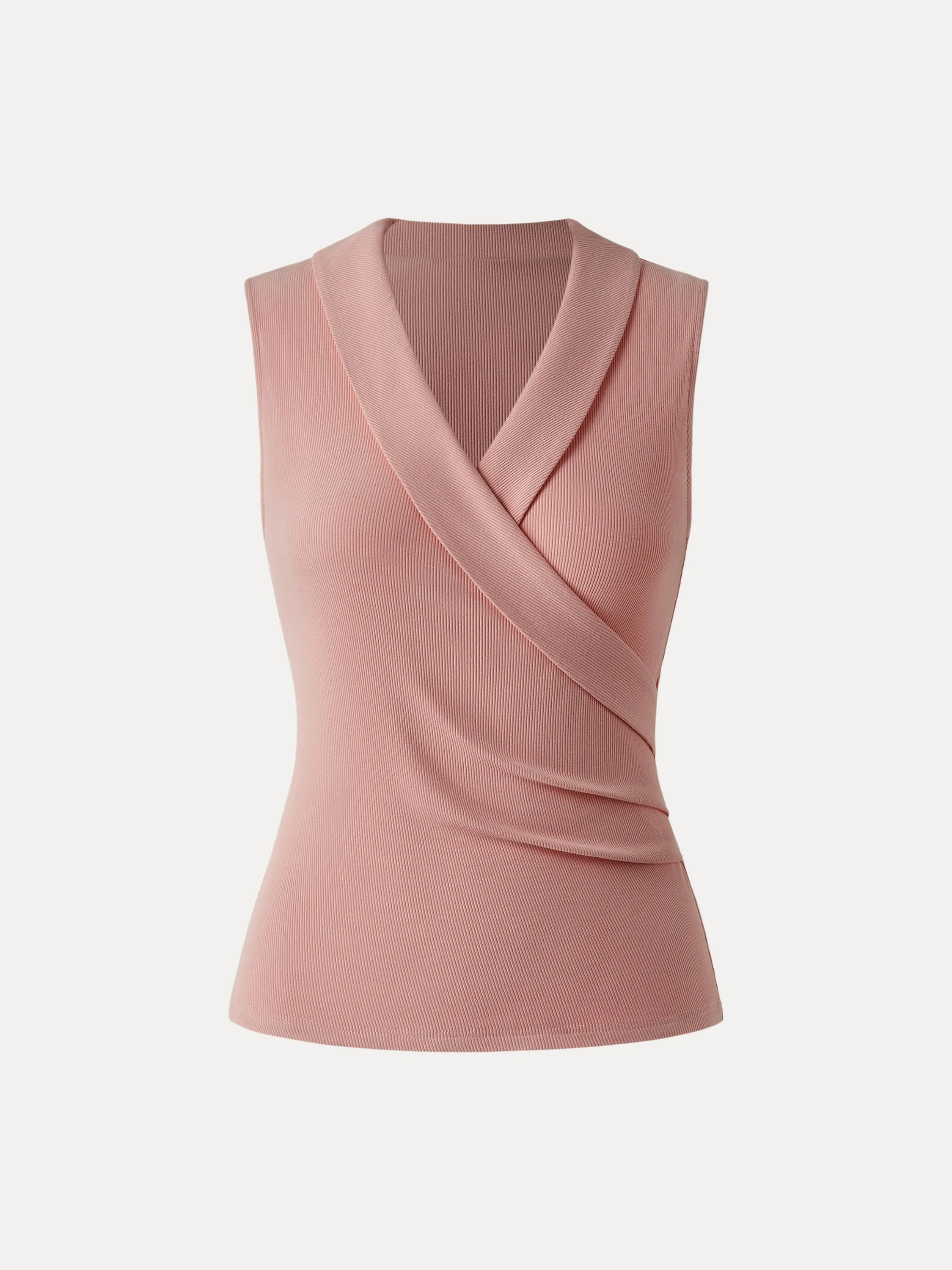 Collared Surplice Ultrasoft Tank sold by ogl move product image thumbnail 2