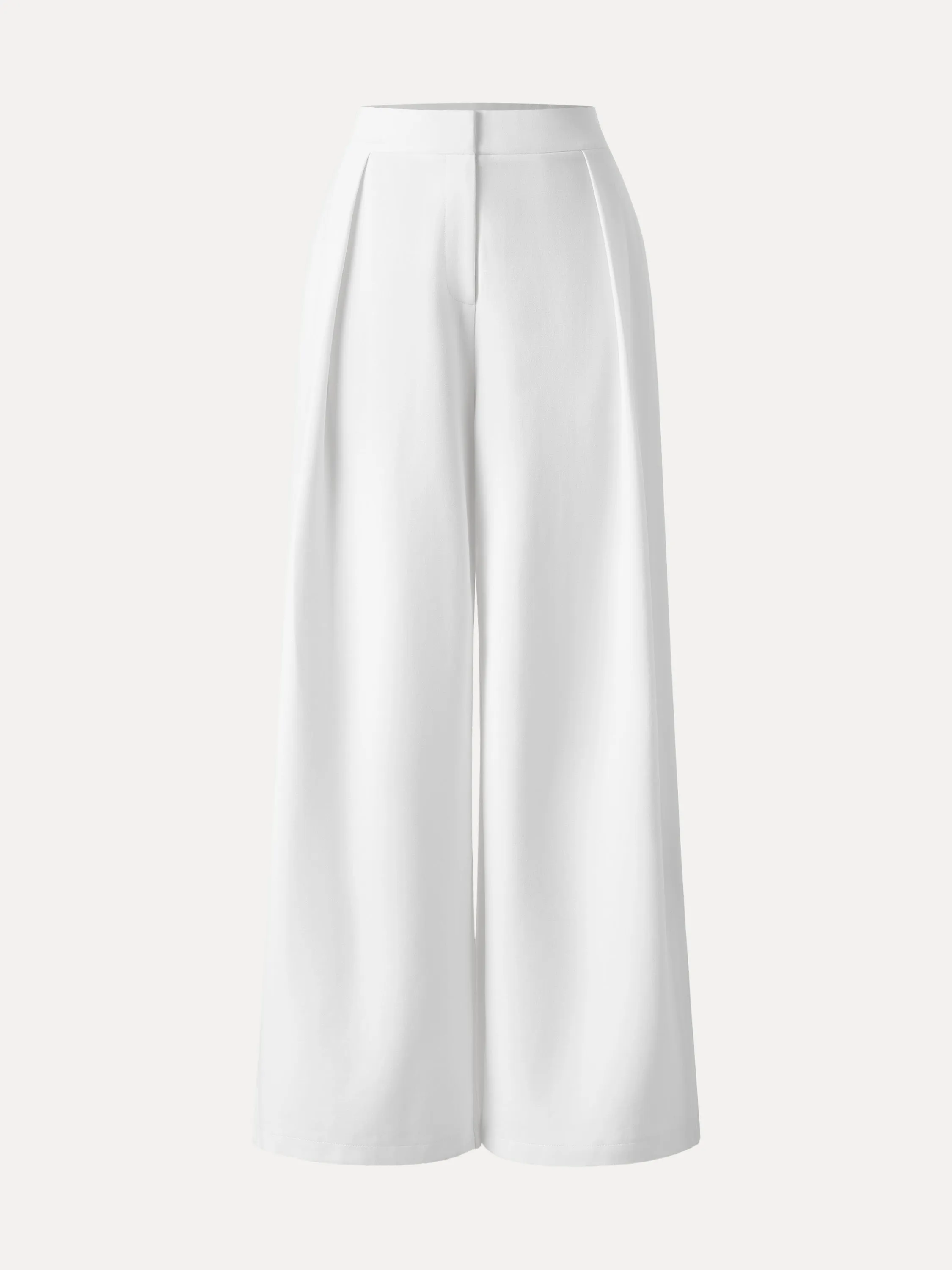 Non-sheer Airy Mid Rise Pleated Airy Trouser with Pockets sold by OGLmove product image thumbnail 2