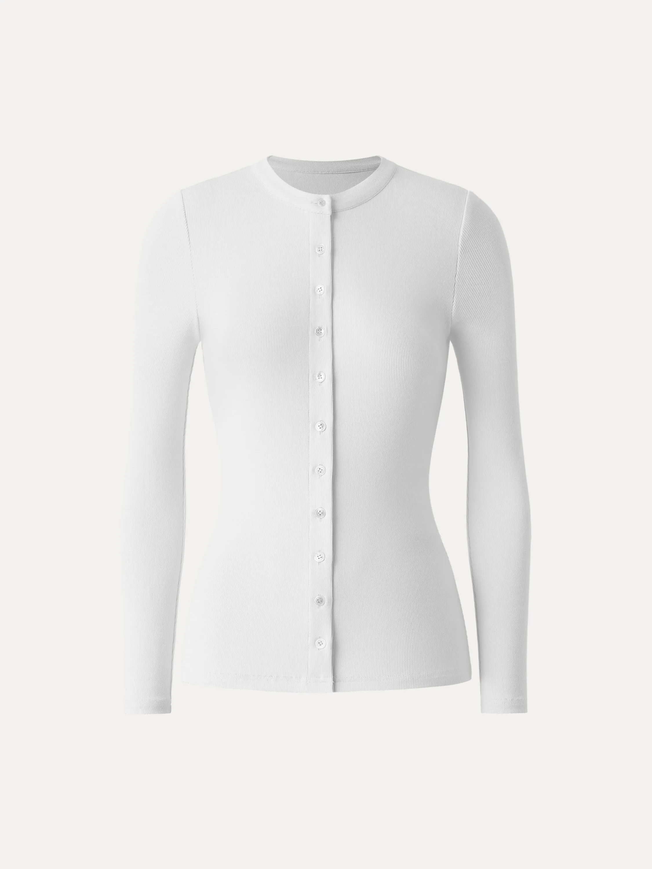 Button-up Long Sleeve Fitted Cardigan sold by ogl move product image thumbnail 2