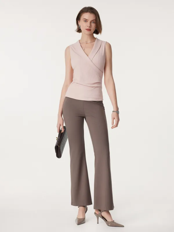 Mid Rise Anti-pilling Pull-on Bell Pant sold by ogl move