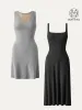 2Pcs Set V-neck Brami Dress & Square Neck Brami Midi Dress sold by ogl move