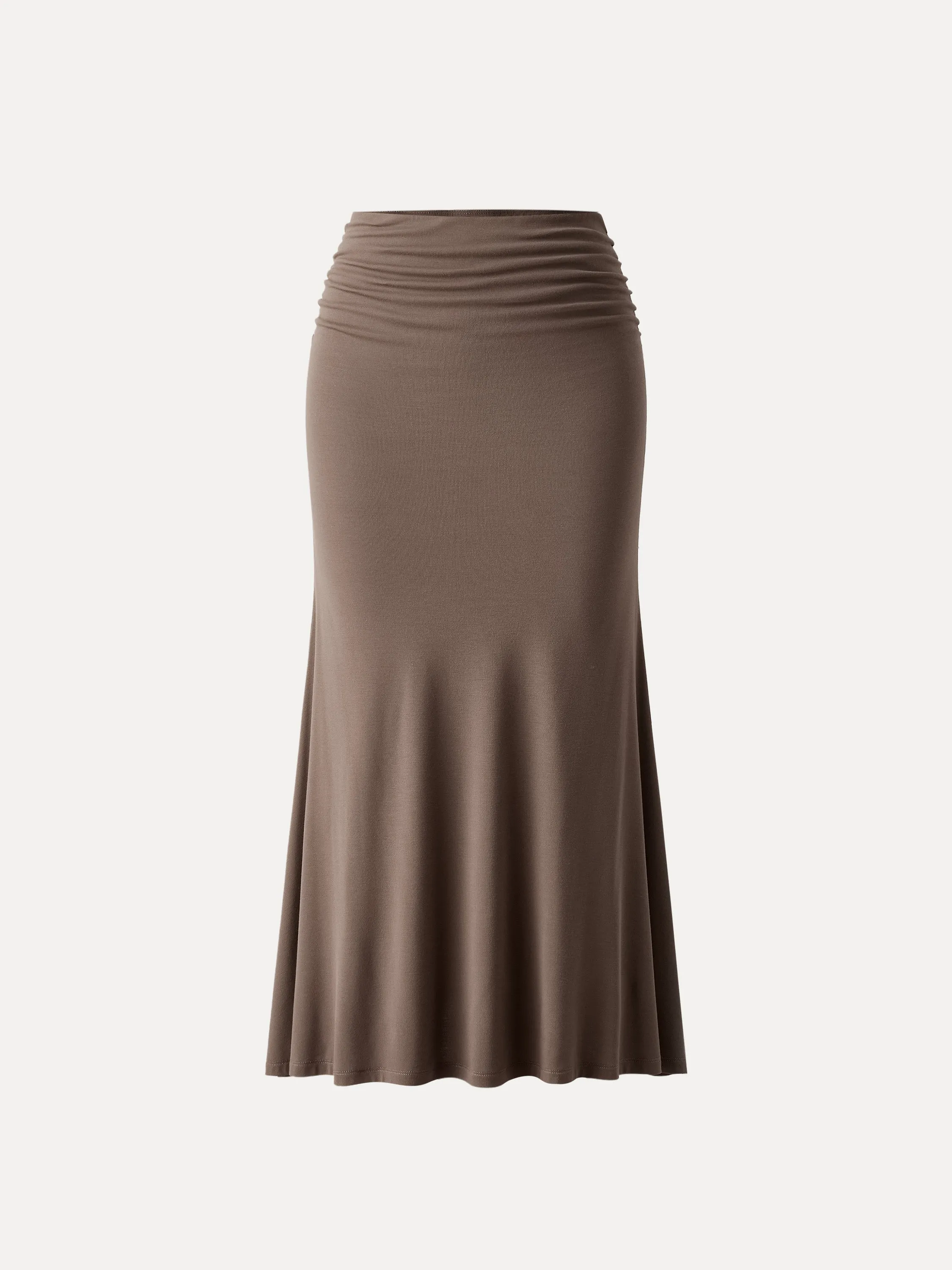 Classic Side Ruched Mermaid Maxi Skirt sold by ogl move product image thumbnail 5
