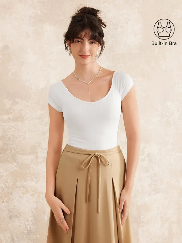 Modal Raglan Sleeve Sculpt Brami Tee sold by ogl move