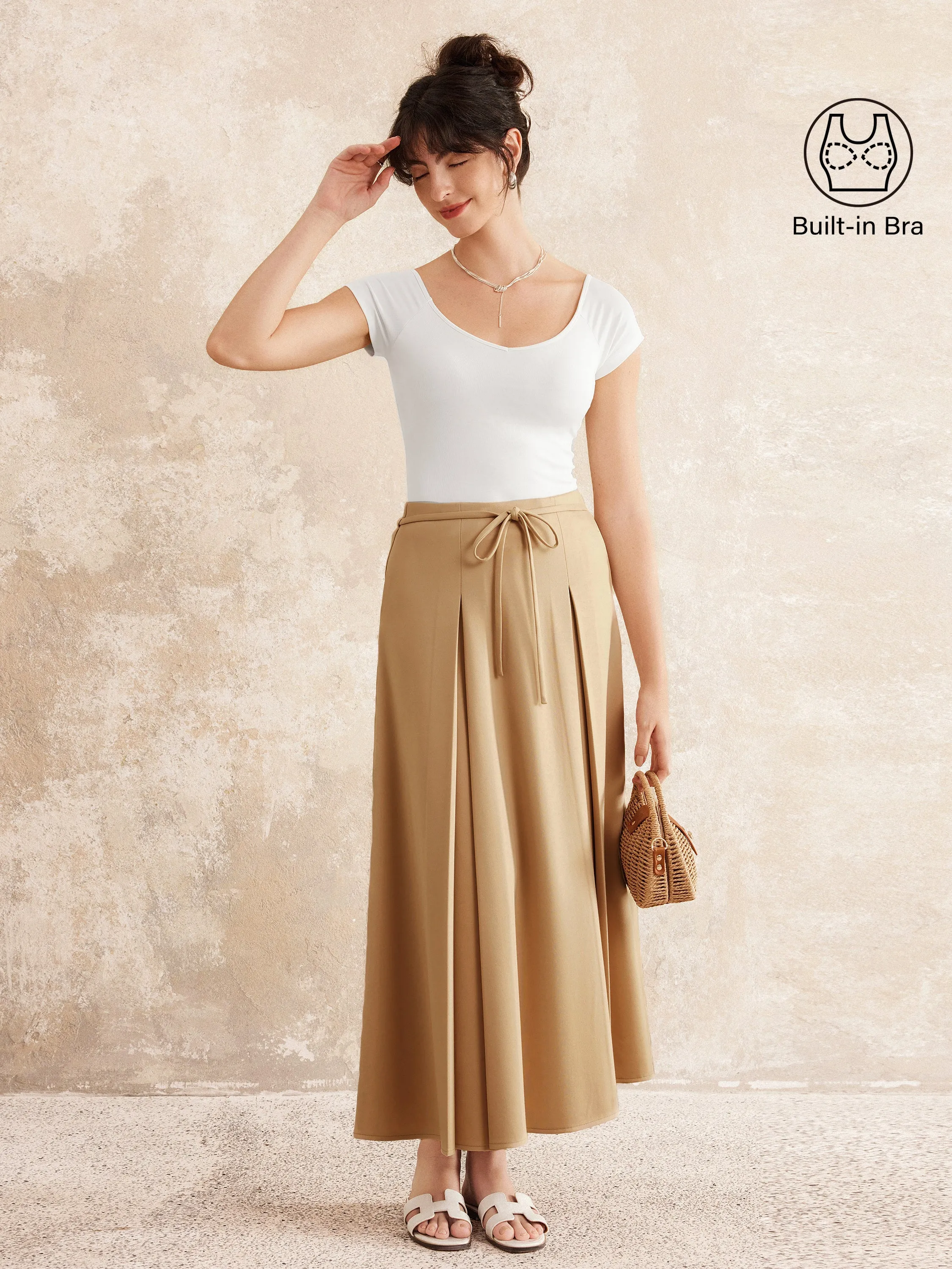 Modal Raglan Sleeve Sculpt Brami Tee sold by ogl move product image thumbnail 4