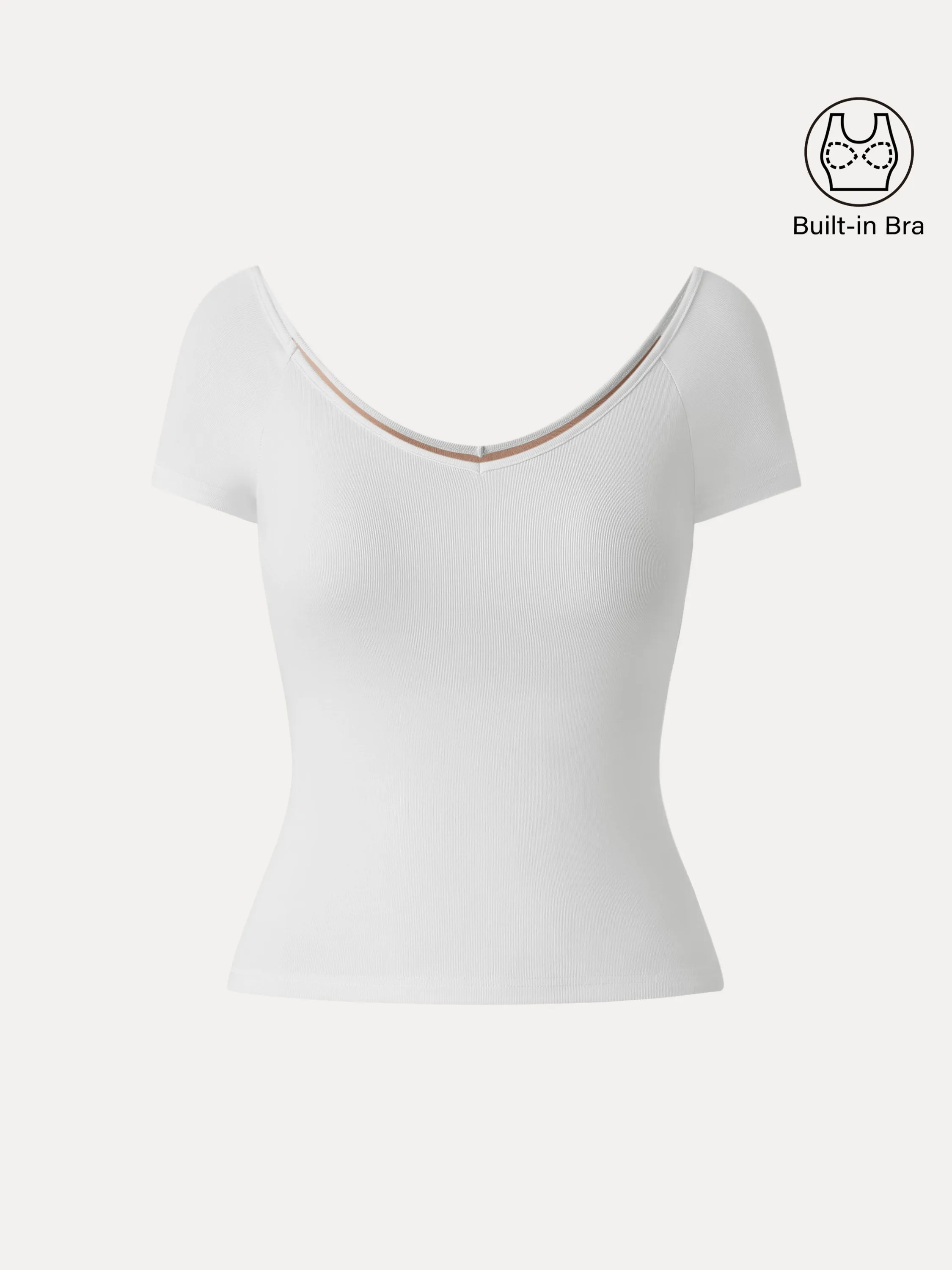 Modal Raglan Sleeve Sculpt Brami Tee sold by ogl move product image thumbnail 3