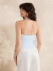 Halter Neck Side Gathered New Airy Brami Tank sold by ogl move