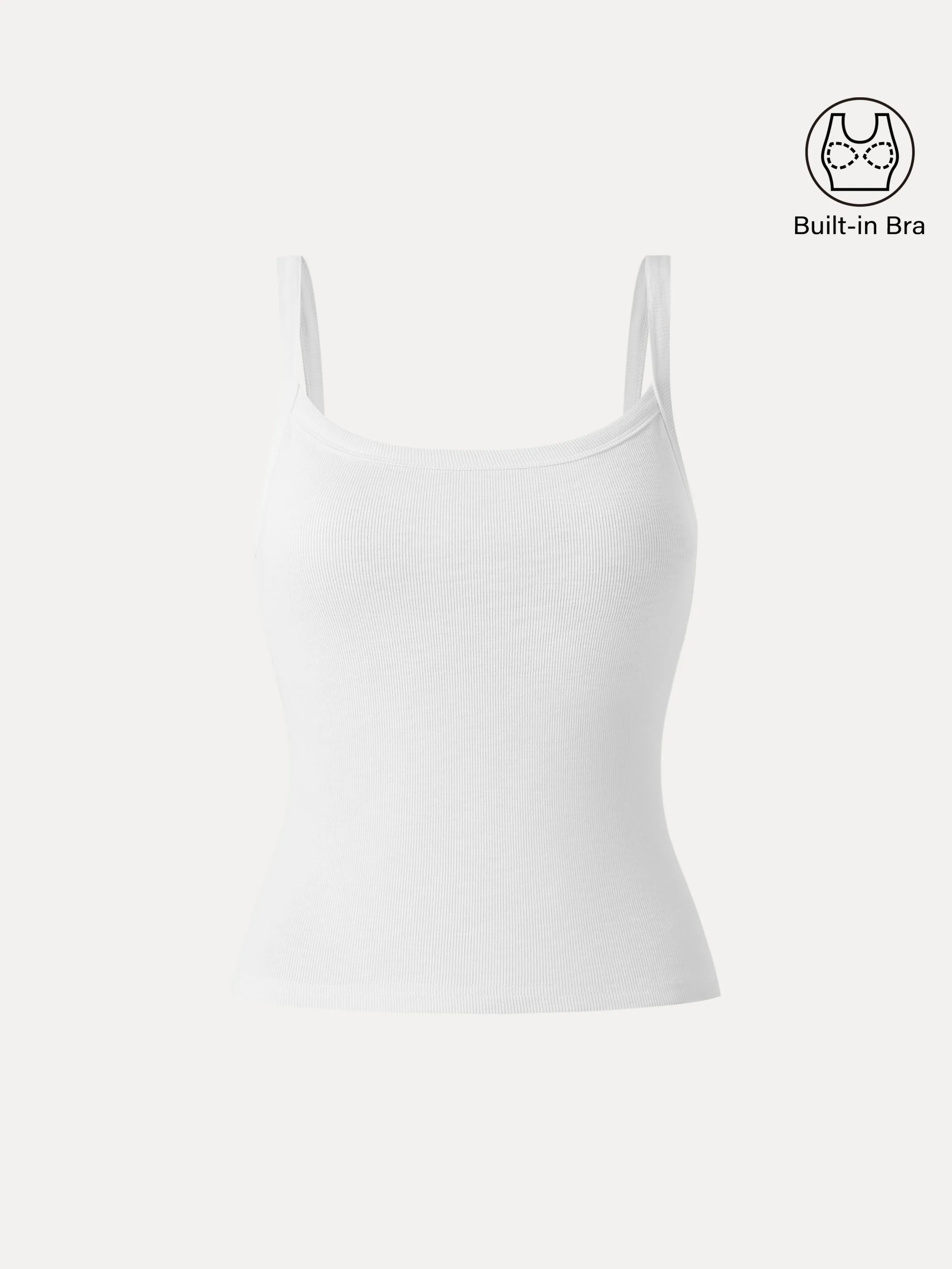 Everyday Cotton Low Back New Airy Brami Tank sold by OGLmove product image thumbnail 3
