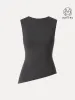 Asymmetrical Hem New Airy Brami Tank sold by ogl move