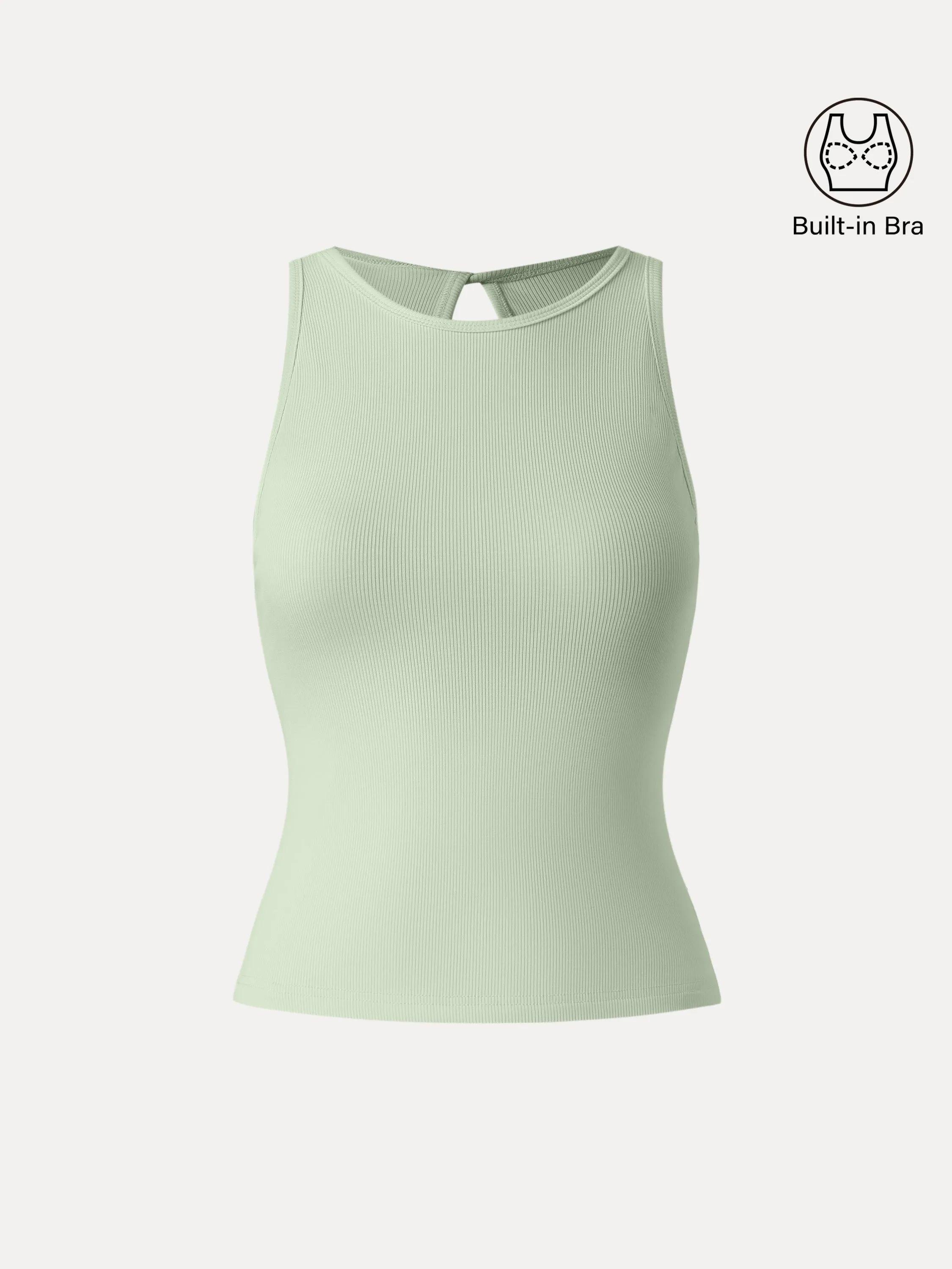 Crewneck Cut-out Bandless Bra Tank sold by OGLmove product image thumbnail 2