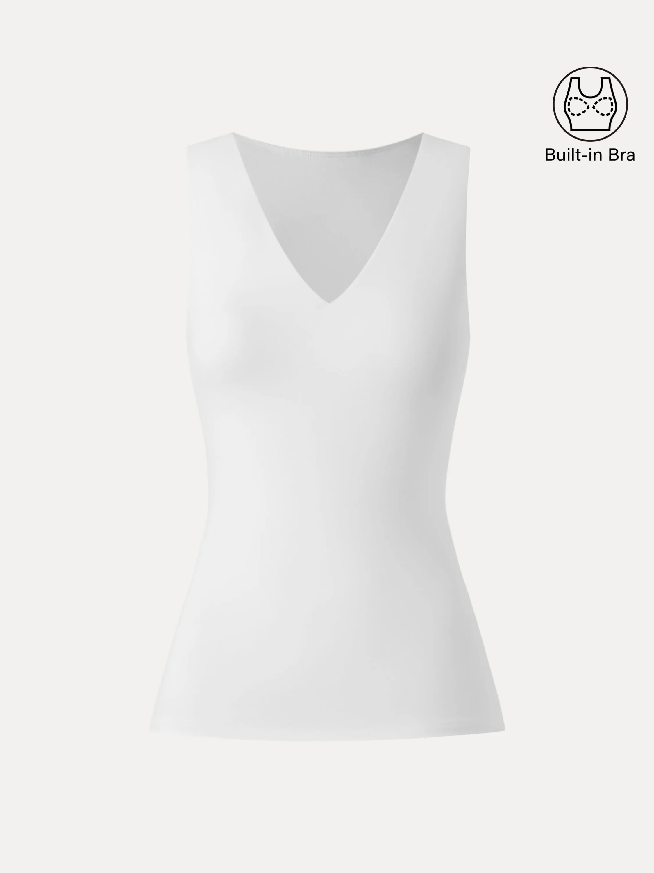 Everyday Cooling V-neck Long Brami Tank sold by ogl move product image thumbnail 2