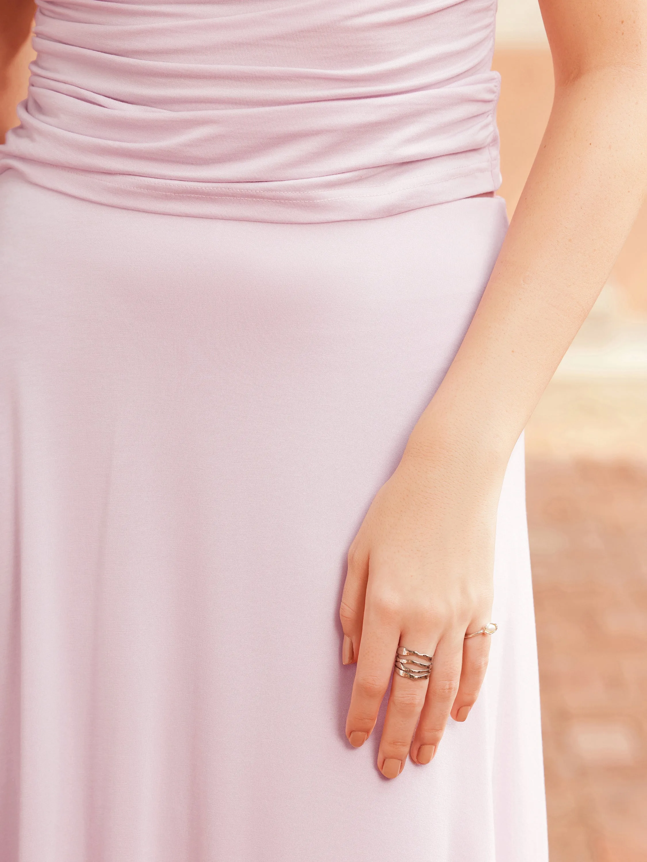 Flowy Summer Flared Maxi Skirt sold by ogl move product image thumbnail 5