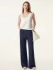 High Rise Pull-on Wide Leg Pant with Adjustable Bar sold by ogl move