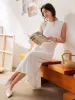 Breezy Cooling Side Ruched Maxi Dress sold by ogl move