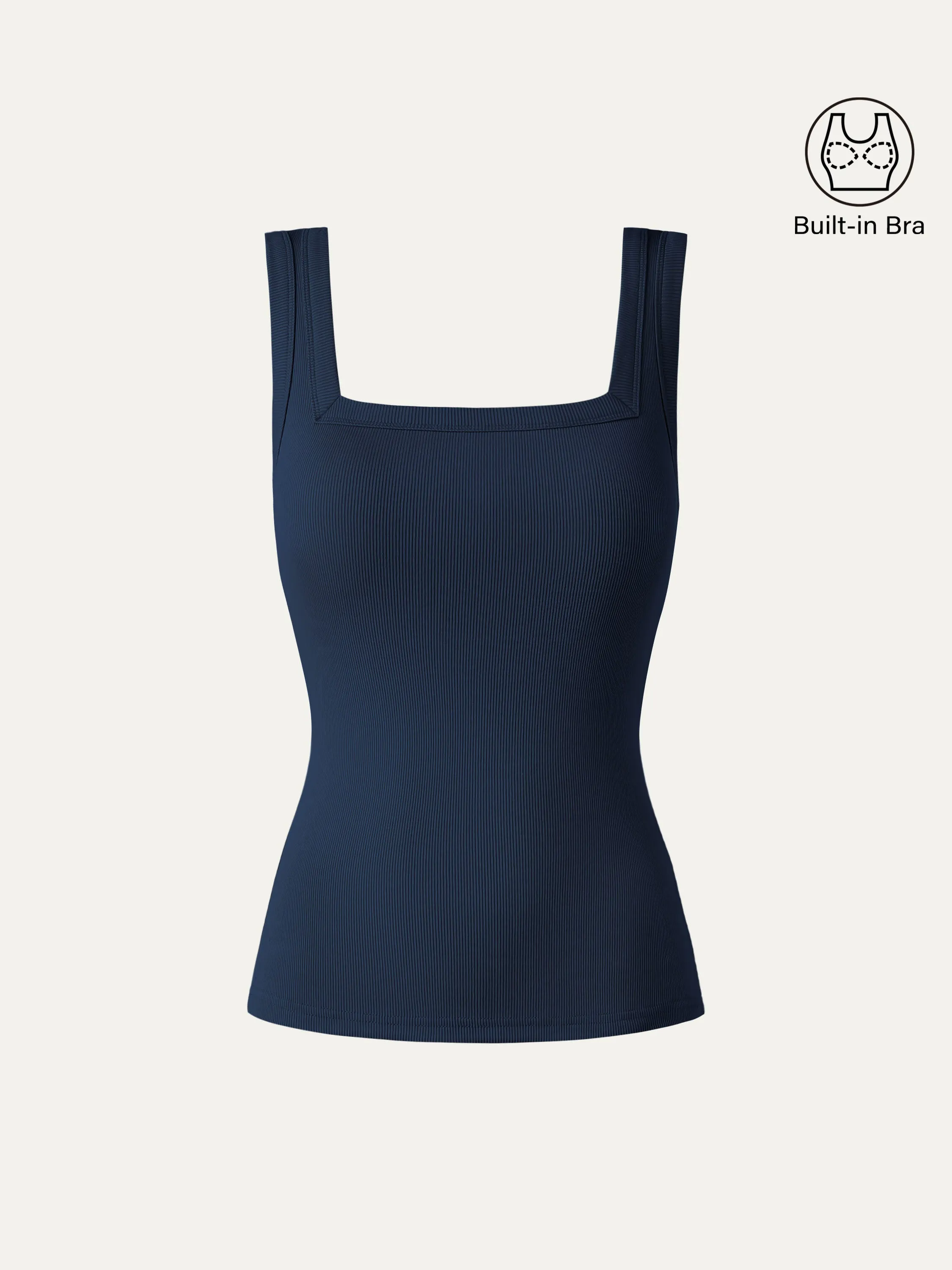 Slinky Square Open-Back Brami Tank Top sold by ogl move product image thumbnail 4