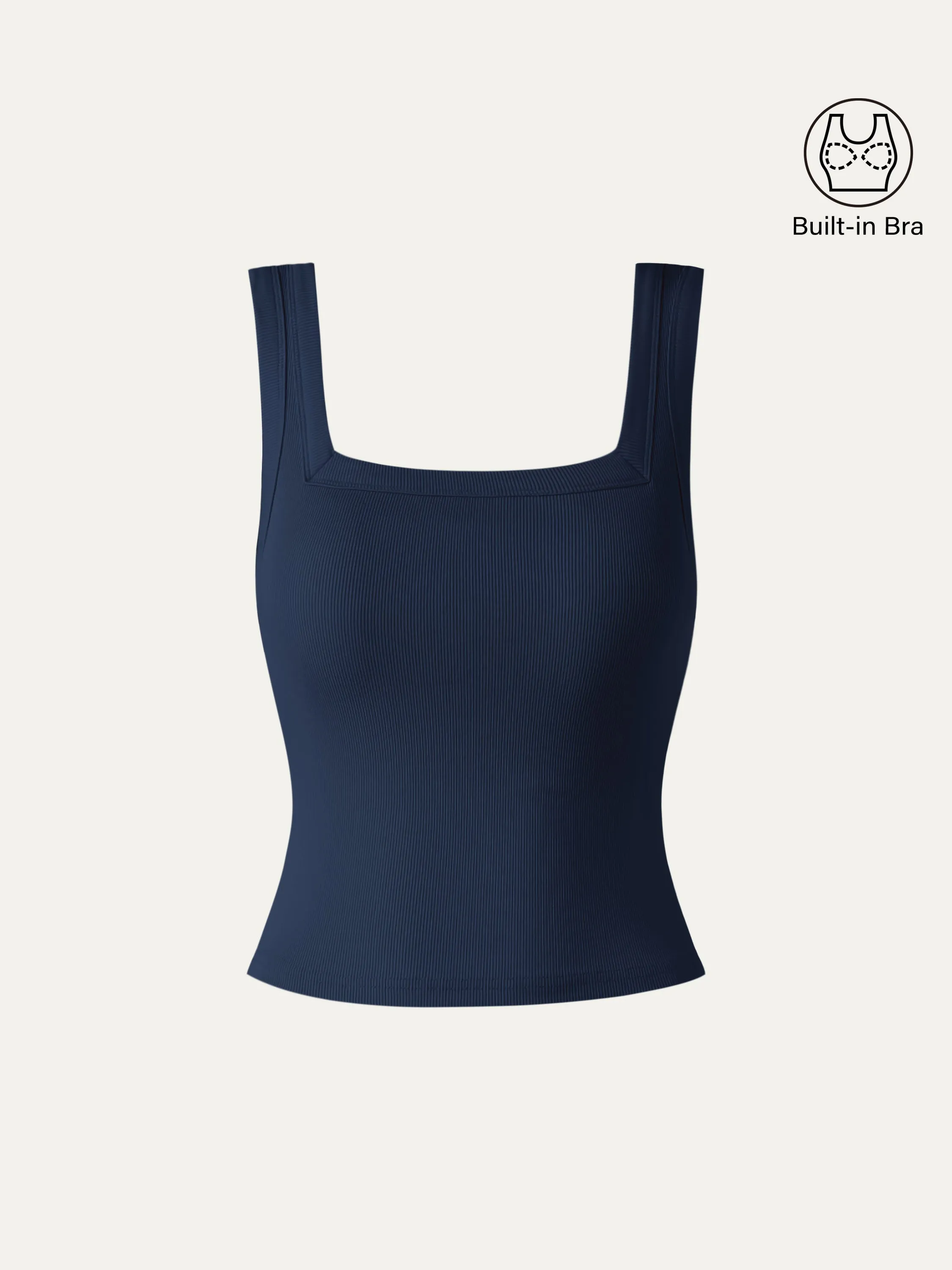 Slinky Square Open-Back Brami Tank Top sold by ogl move product image thumbnail 3