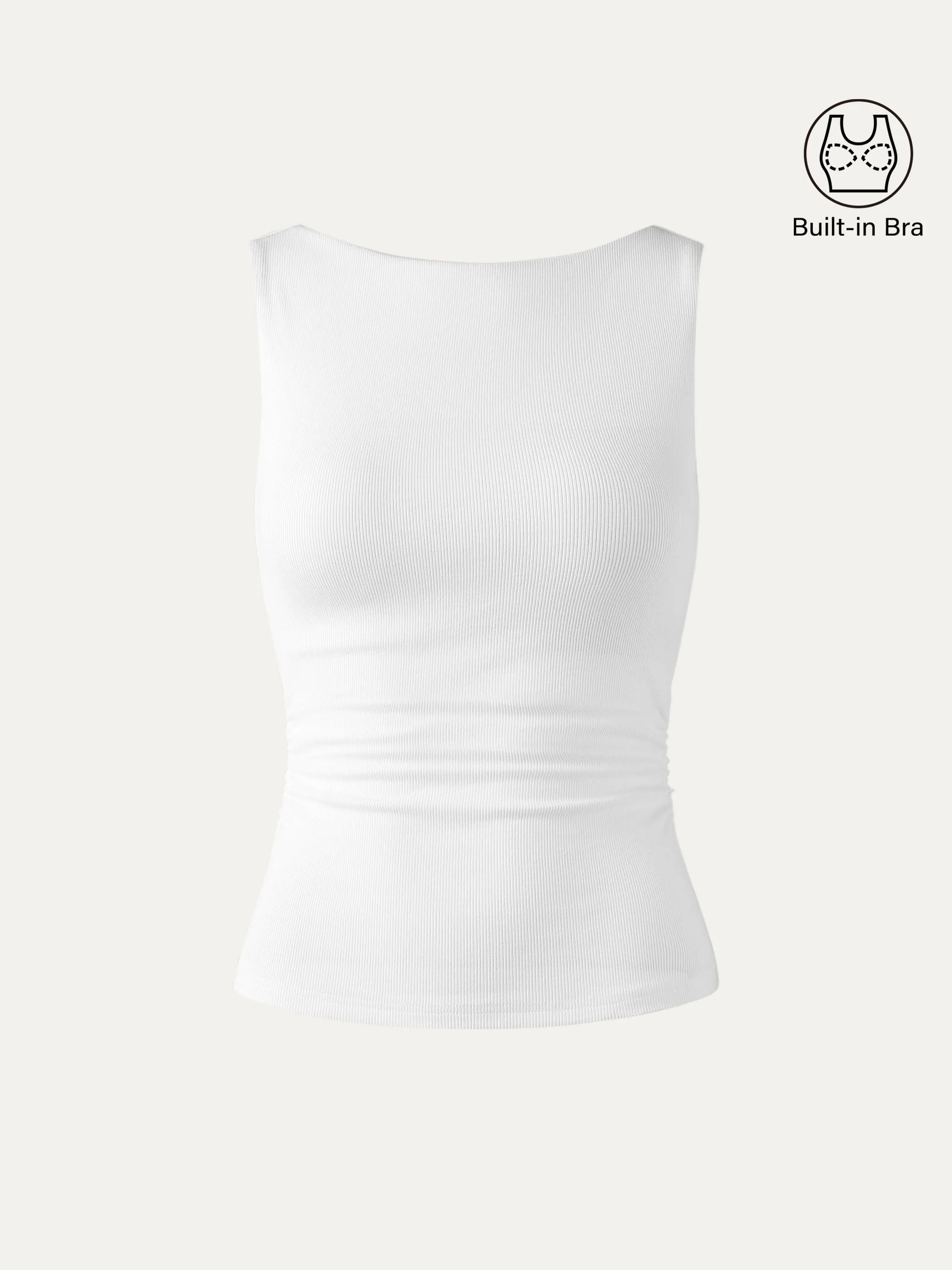 Elastic Open Back Brami Tank sold by ogl move product image thumbnail 5